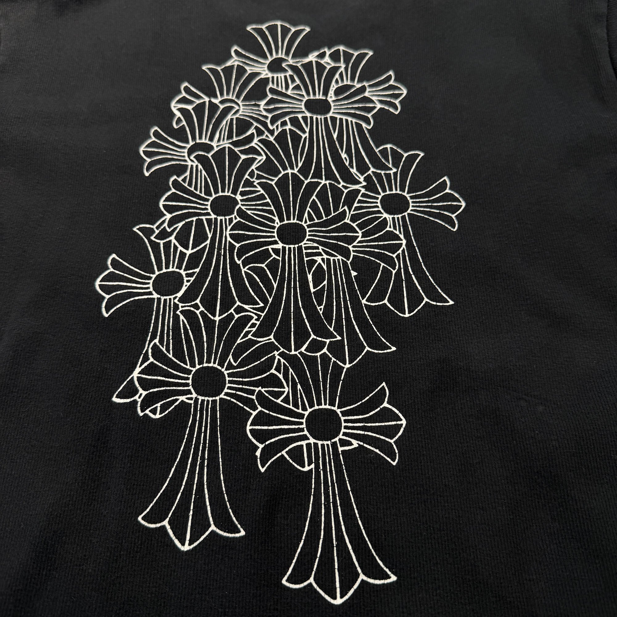 CHROME HEARTS Horseshoe Back Cemetery Cross Print Tee Size L クロムハーツ ホースシュー バックセメタリークロスプリント Tシャツ サイズL