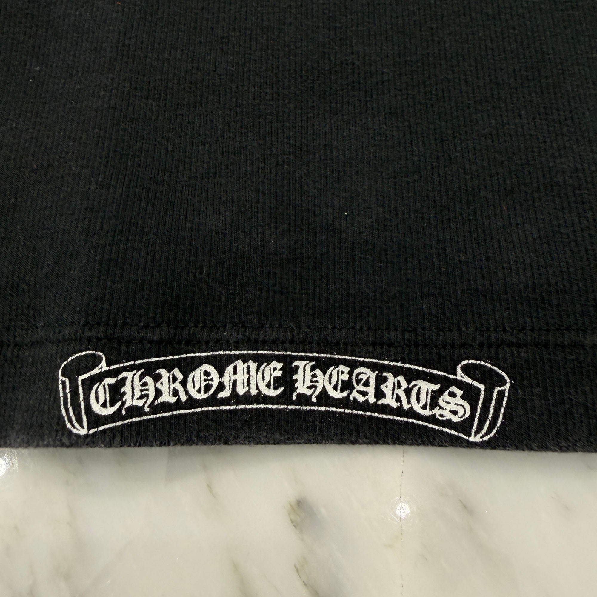 CHROME HEARTS Horseshoe Back Cemetery Cross Print Tee Size L クロムハーツ ホースシュー バックセメタリークロスプリント Tシャツ サイズL