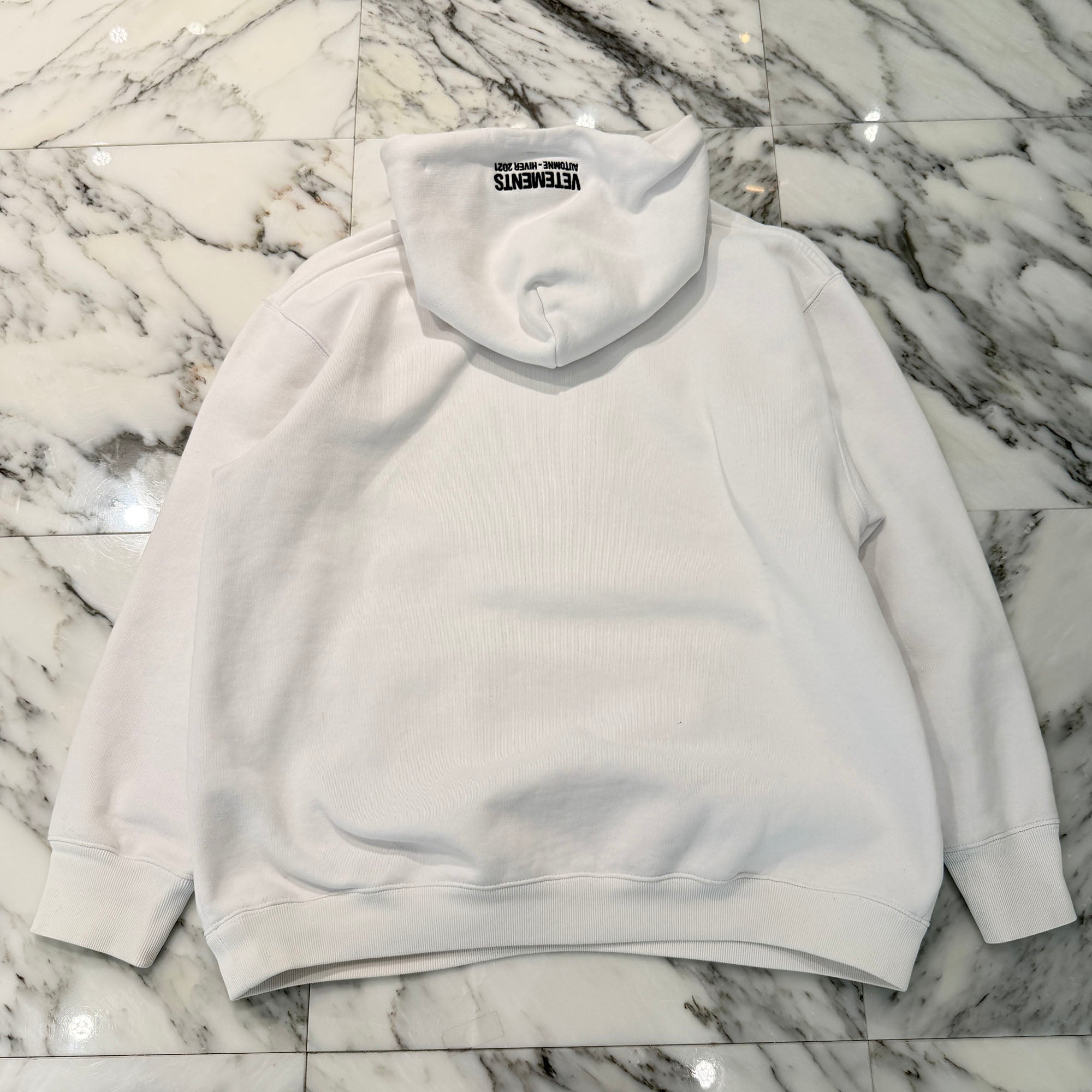 VETEMENTS 2021SS Antwerp Screwed Pullover Hoodie UAH21TR536 Size M ヴェトモン アントワープ スクリュード プルオーバーフーディ サイズM