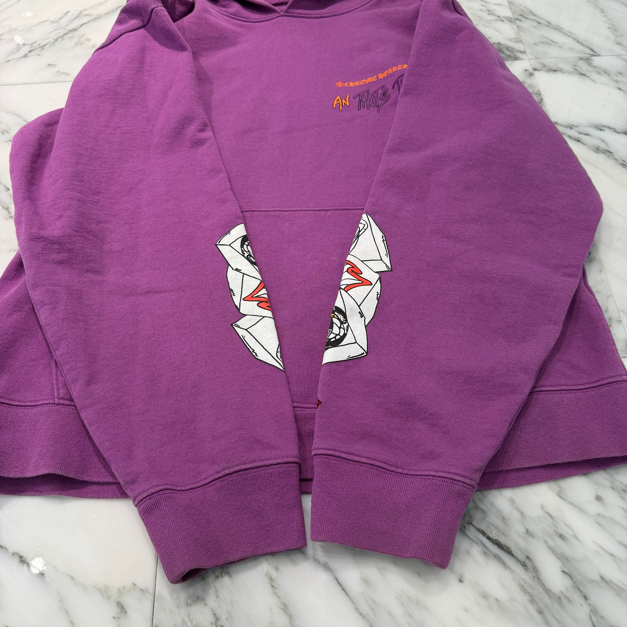 CHROME HEARTS × MATTY BOY 2024AW "I WANT MORE NOT LESS" Pullover Hoodie Size L クロムハーツ × マッティボーイ "アイウォントレス" プルオーバーフーディ サイズL