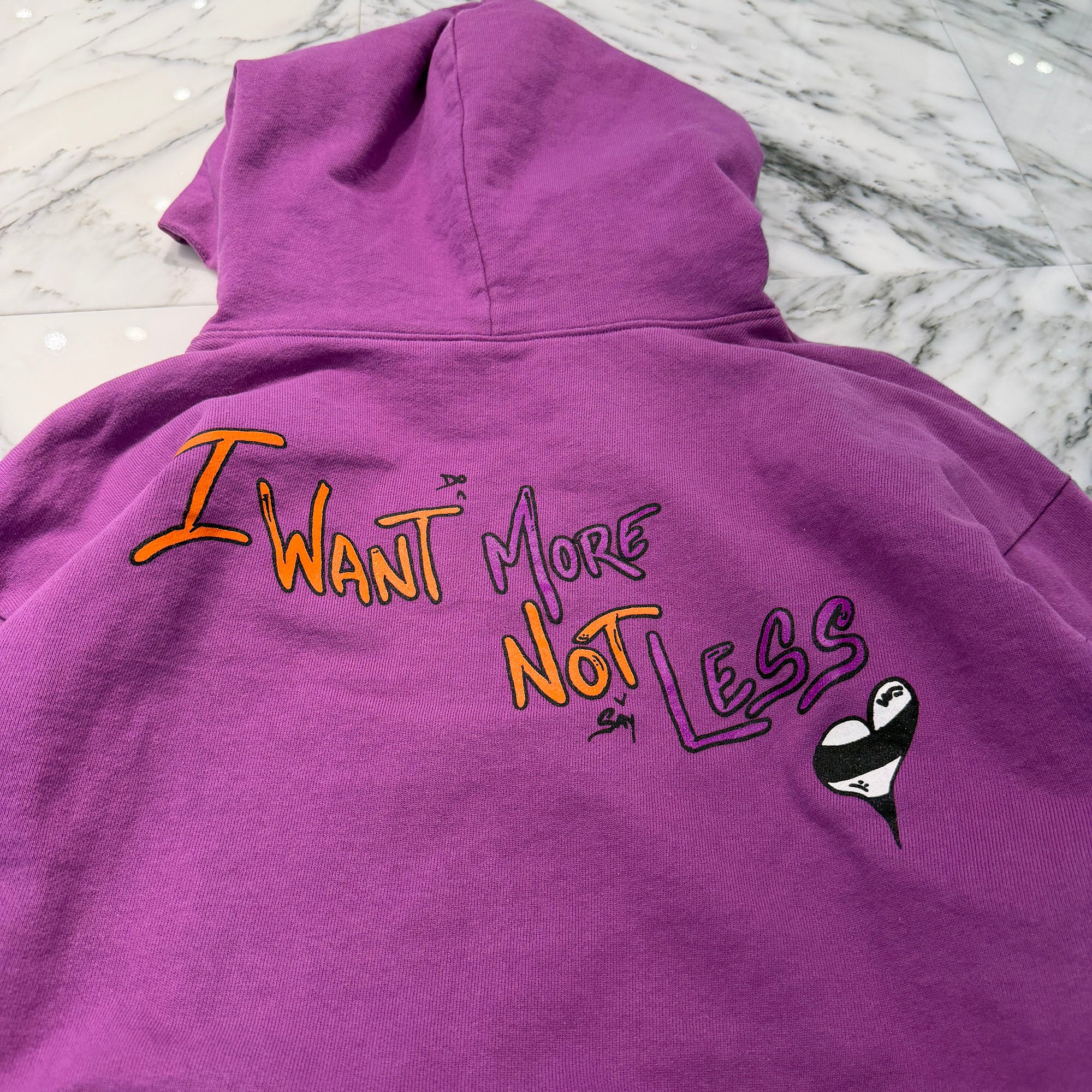 CHROME HEARTS × MATTY BOY 2024AW "I WANT MORE NOT LESS" Pullover Hoodie Size L クロムハーツ × マッティボーイ "アイウォントレス" プルオーバーフーディ サイズL