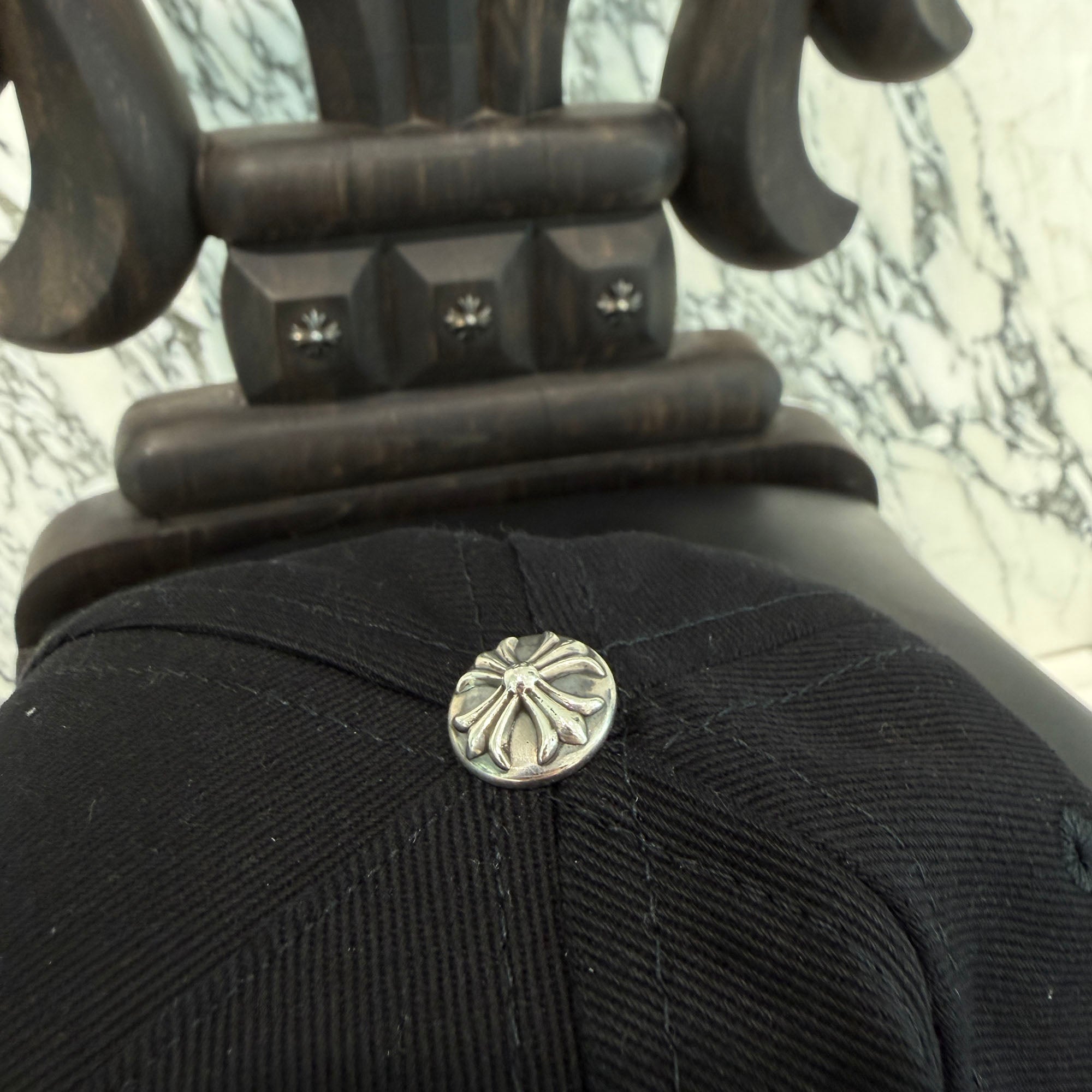 CHROME HEARTS CH Plus Horseshoe Embroidery Baseball Cap Size ONE SIZE（51-61）クロムハーツ CHプラス ホースシュー 刺繍 ベースボールキャップ サイズONE SIZE（51-61)