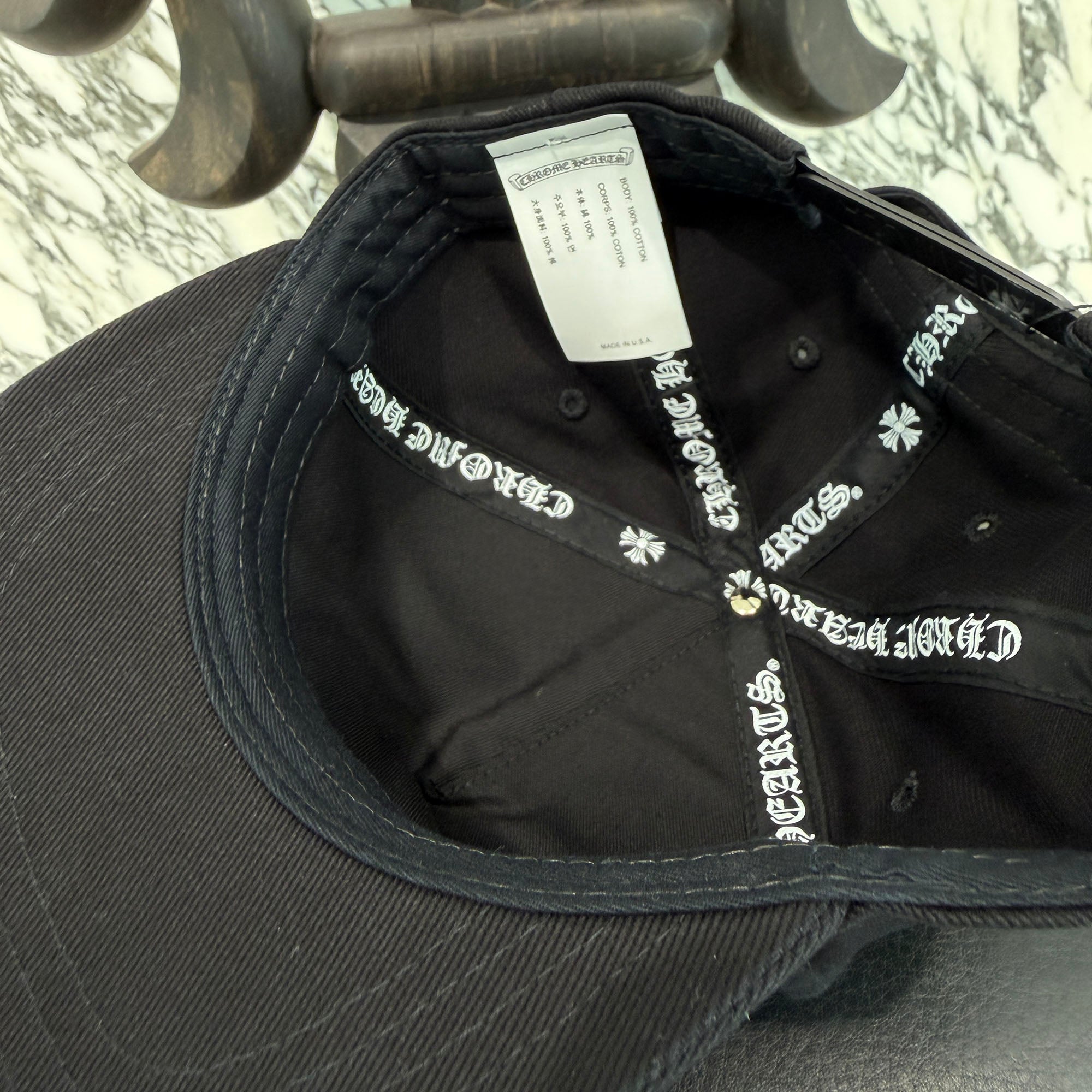 CHROME HEARTS CH Plus Horseshoe Embroidery Baseball Cap Size ONE SIZE（51-61）クロムハーツ CHプラス ホースシュー 刺繍 ベースボールキャップ サイズONE SIZE（51-61)