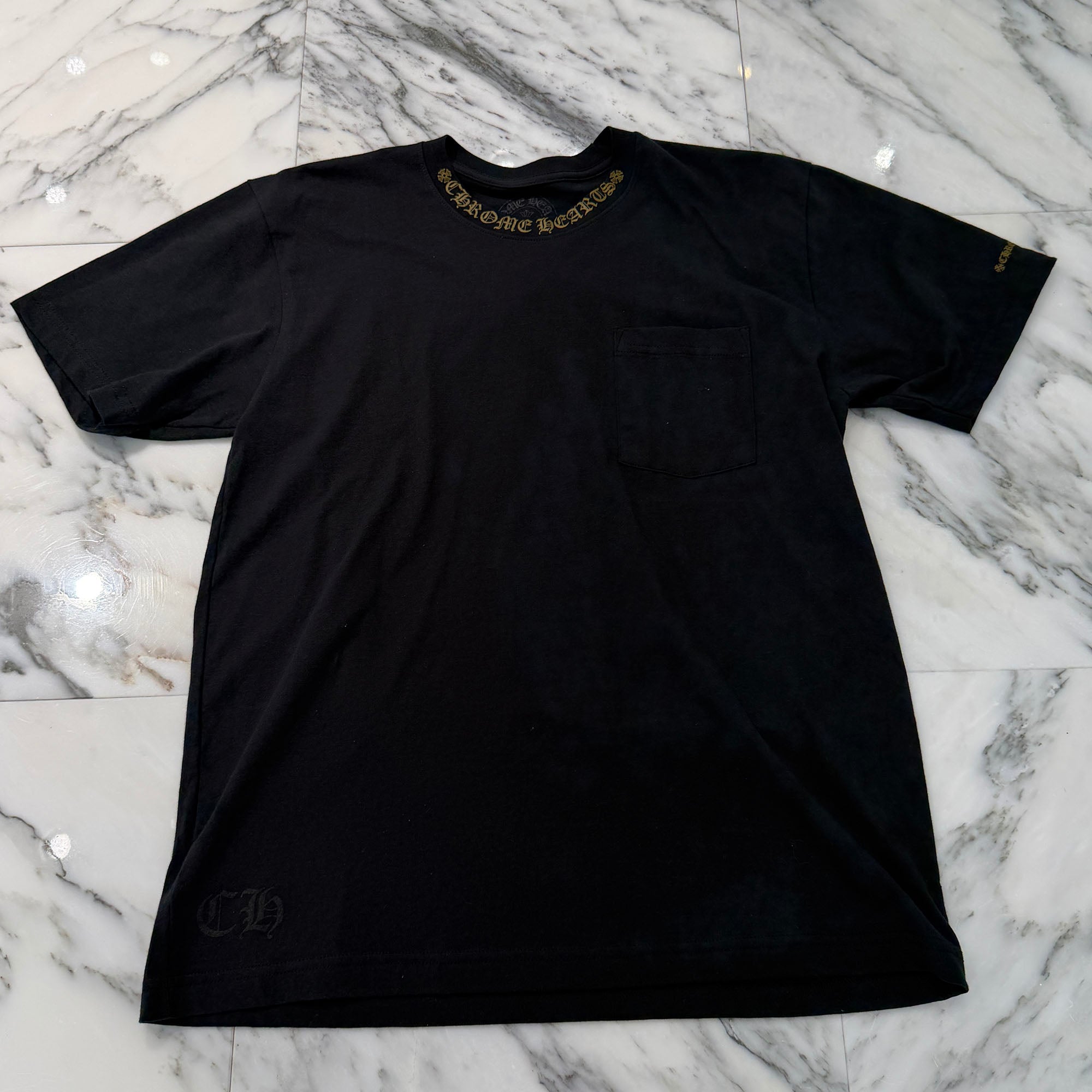 CHROME HEARTS 2026SS Neck Logo Tee Size L クロムハーツ ネックロゴ Tシャツ サイズL