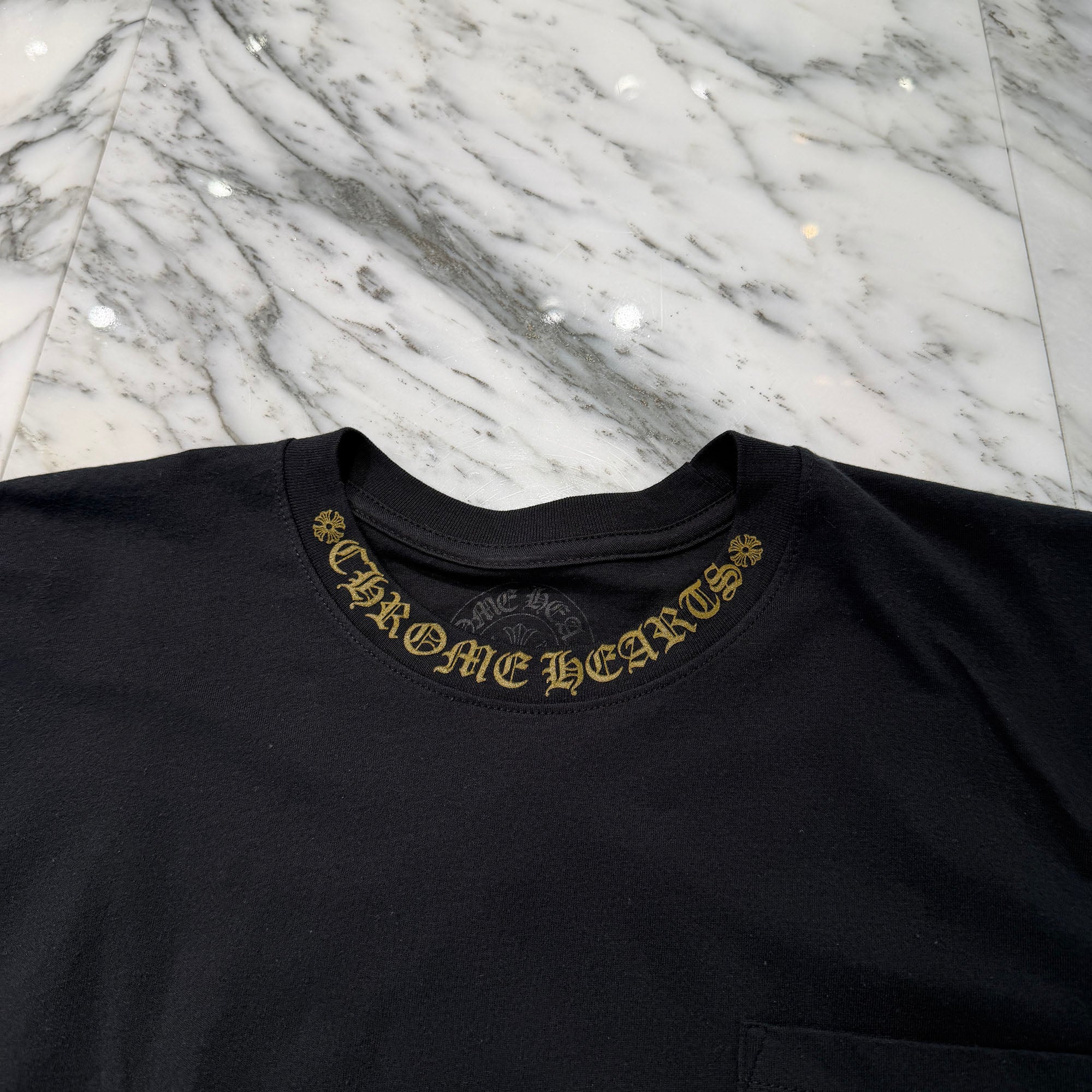 CHROME HEARTS 2026SS Neck Logo Tee Size L クロムハーツ ネックロゴ Tシャツ サイズL