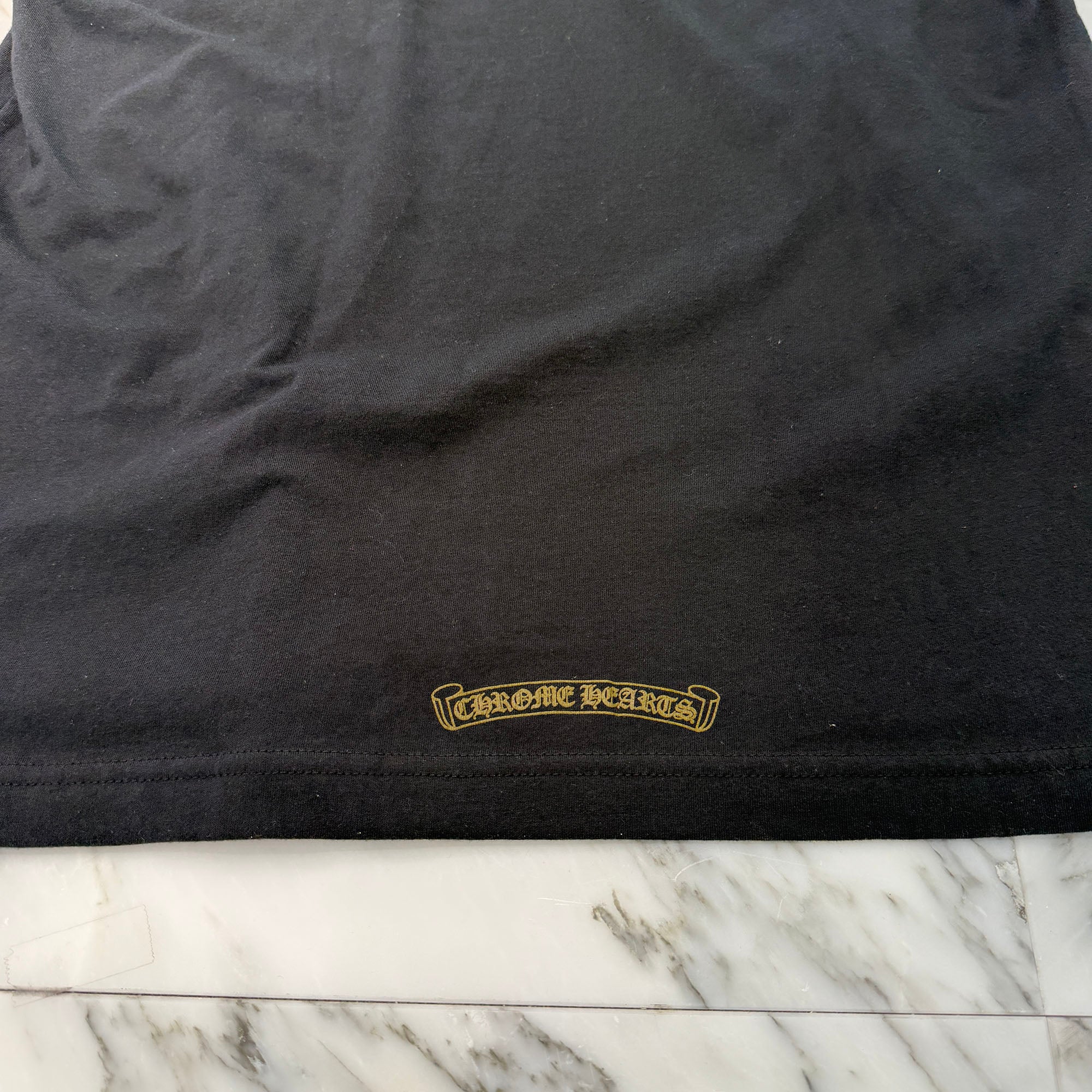 CHROME HEARTS 2026SS Neck Logo Tee Size L クロムハーツ ネックロゴ Tシャツ サイズL