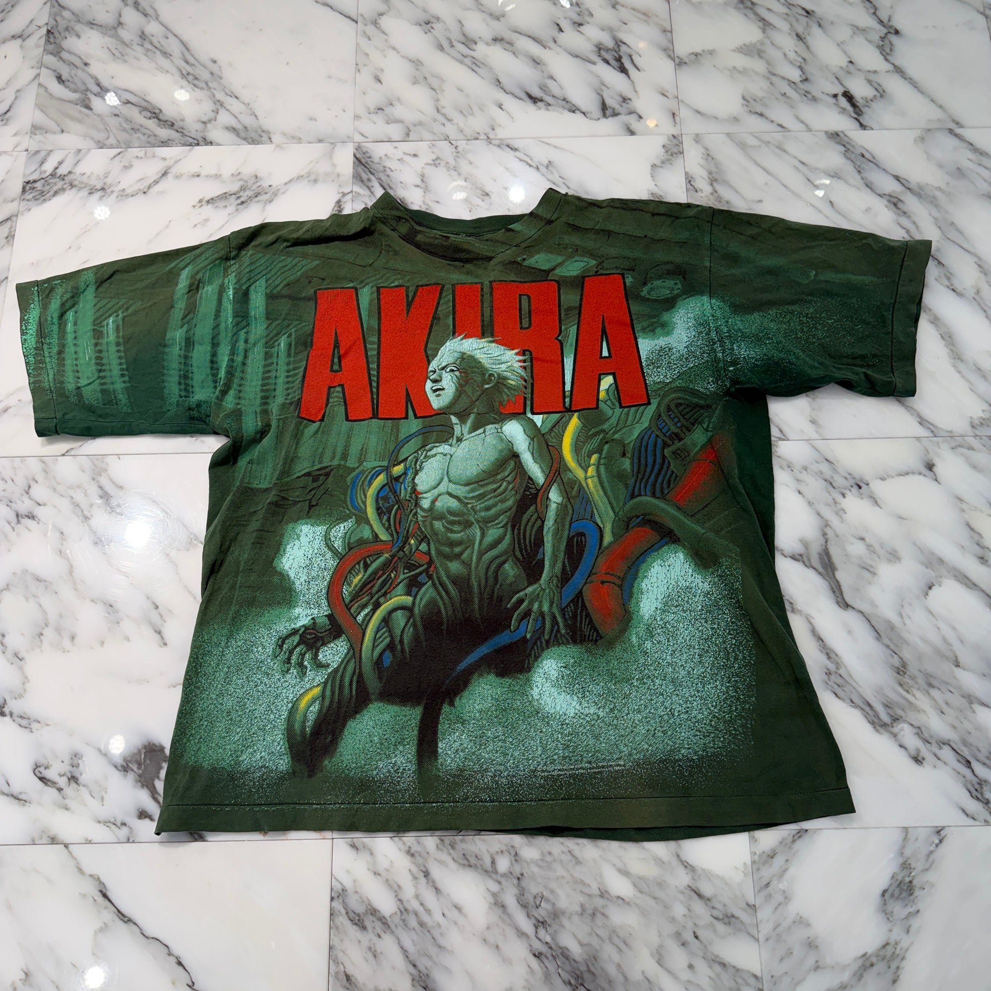 Vintage 90's AKIRA "鉄雄"1993 Over Print S/S Tee Size XL ヴィンテージ 90's アキラ "鉄雄" 1993 オーバープリント 半袖Tシャツ サイズXL