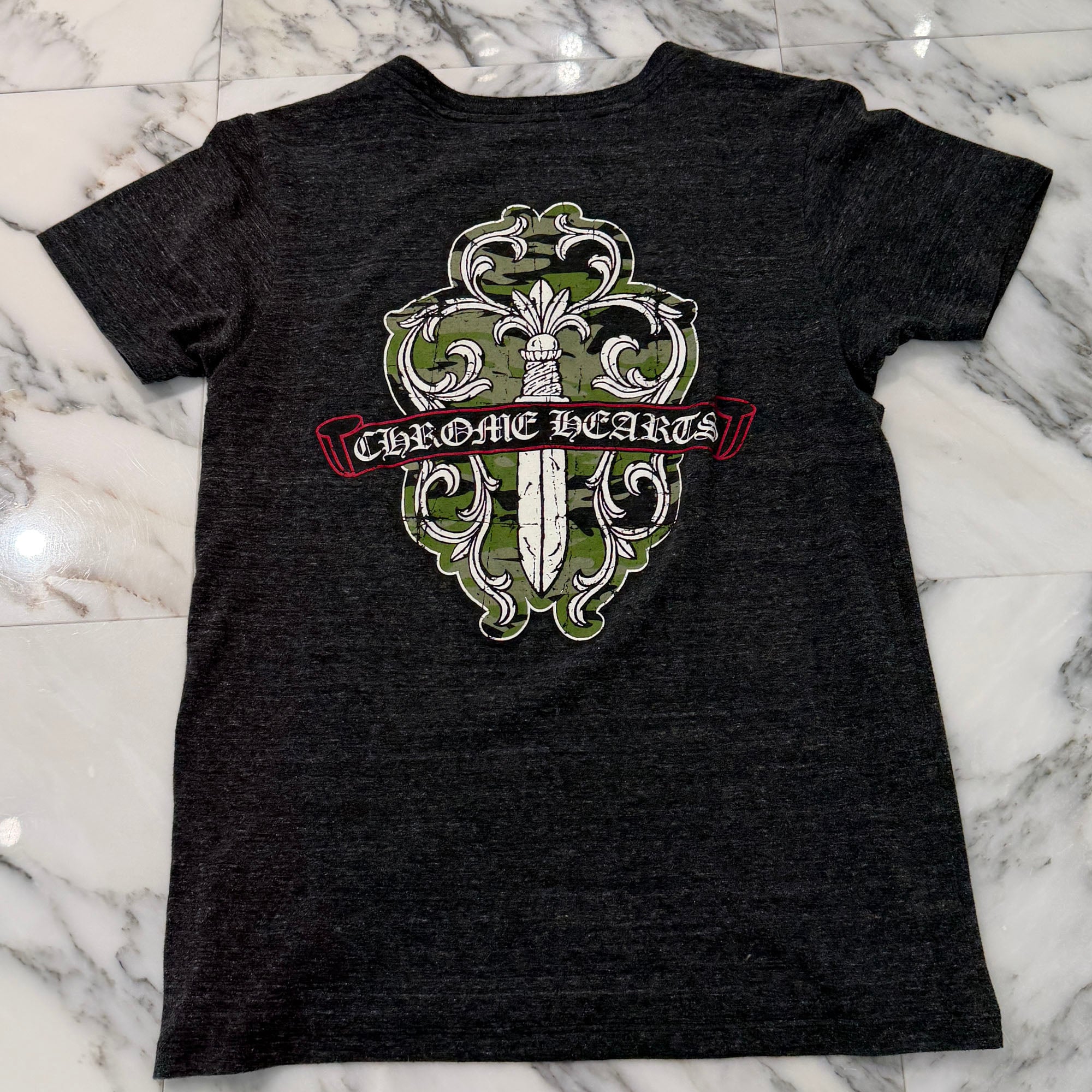 CHROME HEARTS Camouflage Vine Dagger Tee Size L クロムハーツ カモフラージュ ヴァインダガー Tシャツ サイズL