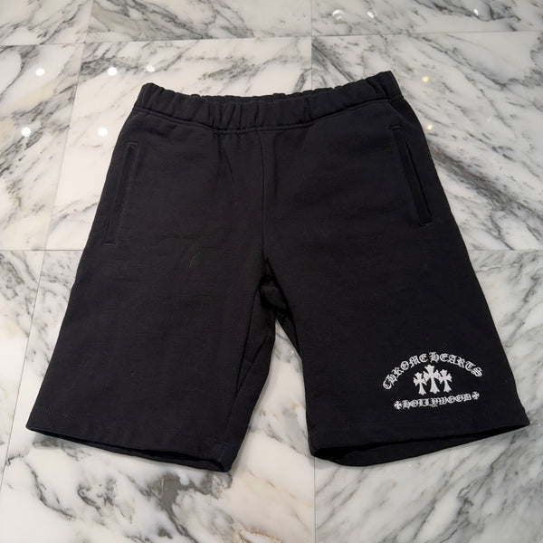 CHROME HEARTS Y NOT King Taco 3 Cemetery Cross Sweat Shorts Size M クロムハーツ ワイノット キングタコ 3セメタリークロス スウェットショーツ ショートパンツ サイズM