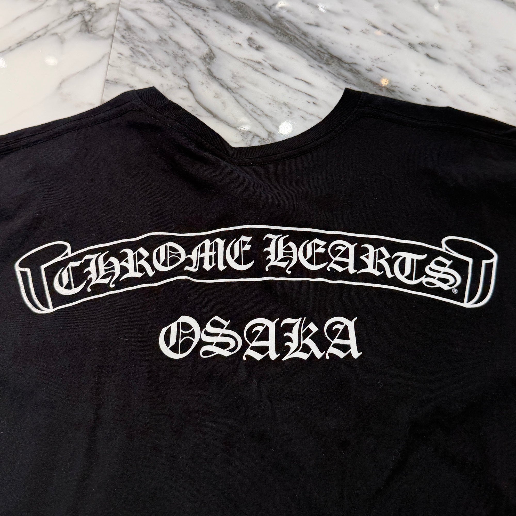 CHROME HEARTS Osaka Scroll Label Logo Tee Size XL クロムハーツ 大阪限定 スクロールラベルロゴ Tシャツ サイズXL