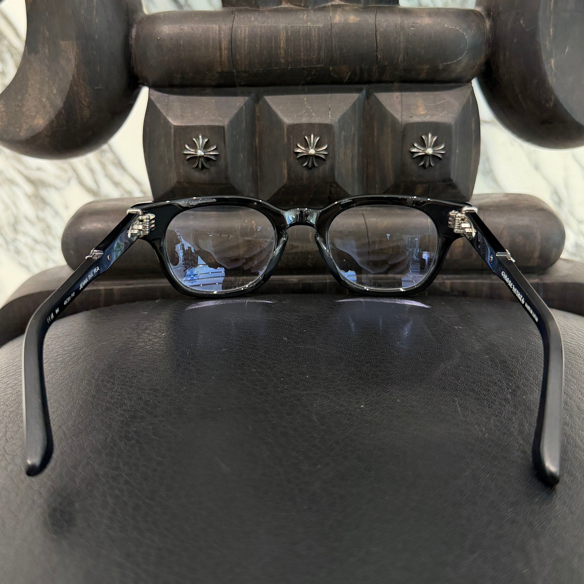 CHROME HEARTS JENNA TAIL YEA Sunglasses Size 49口23-142 クロムハーツ ジェナ・テイル・イェー サングラス サイズ49口23-142