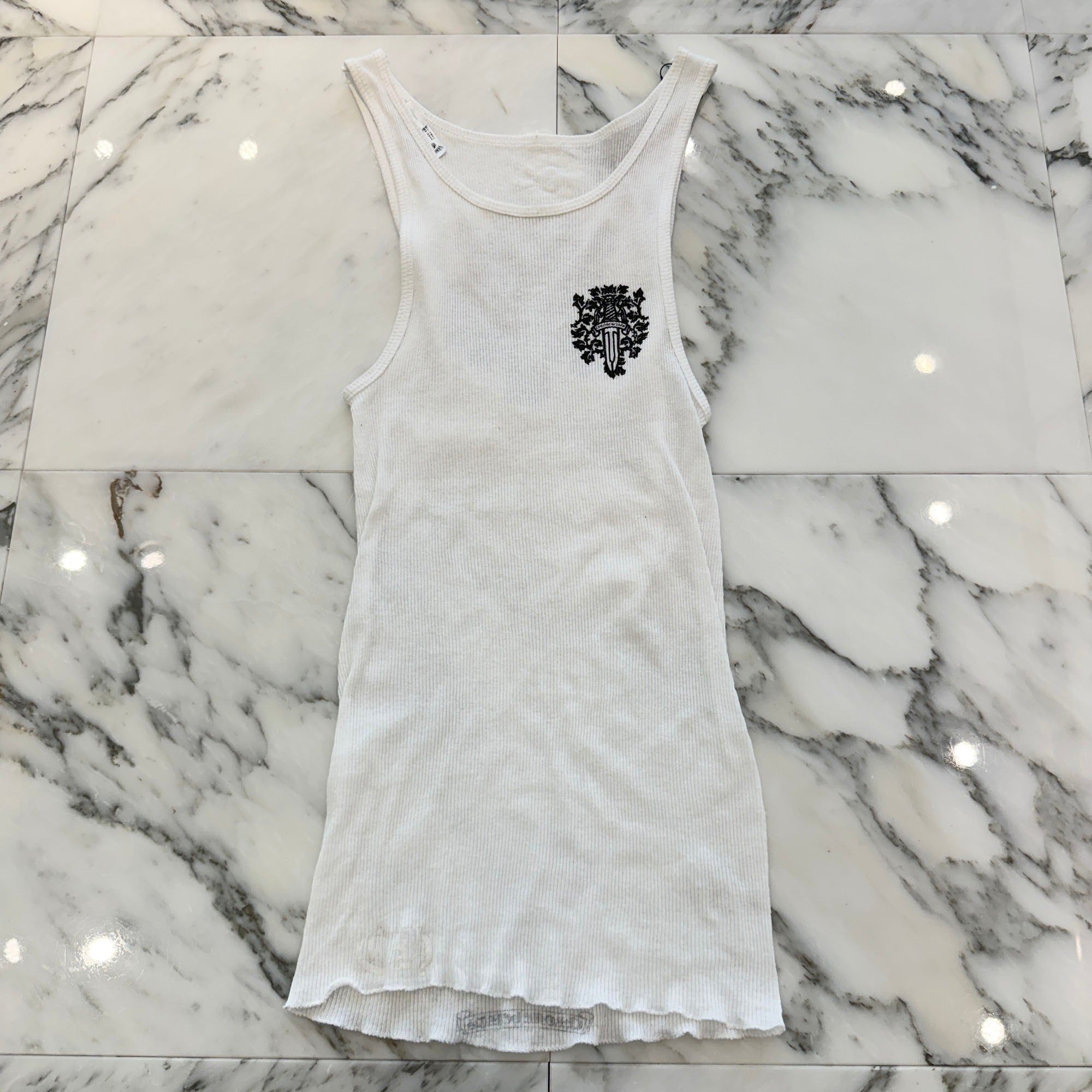CHROME HEARTS Vine Dagger Print Tank Top Size M クロムハーツ ヴァインダガープリント タンクトップ サイズM