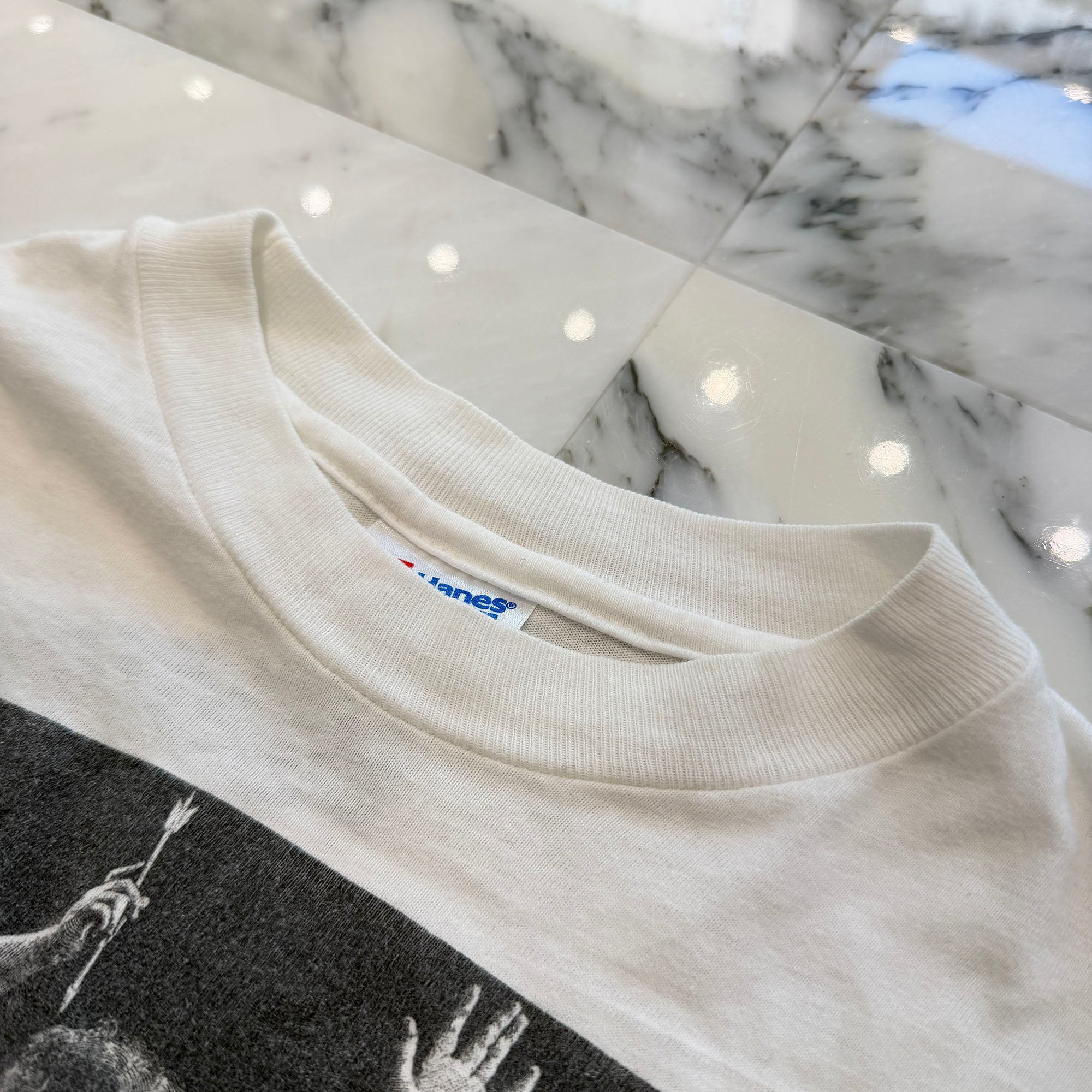 Vintage 90's William Adolphe Bouguereau "Invasion" Hanes S/S Tee Size L ヴィンテージ 90's ウィリアム・アドルフ・ブグロー "侵略" ヘインズ社製 Tシャツ サイズL