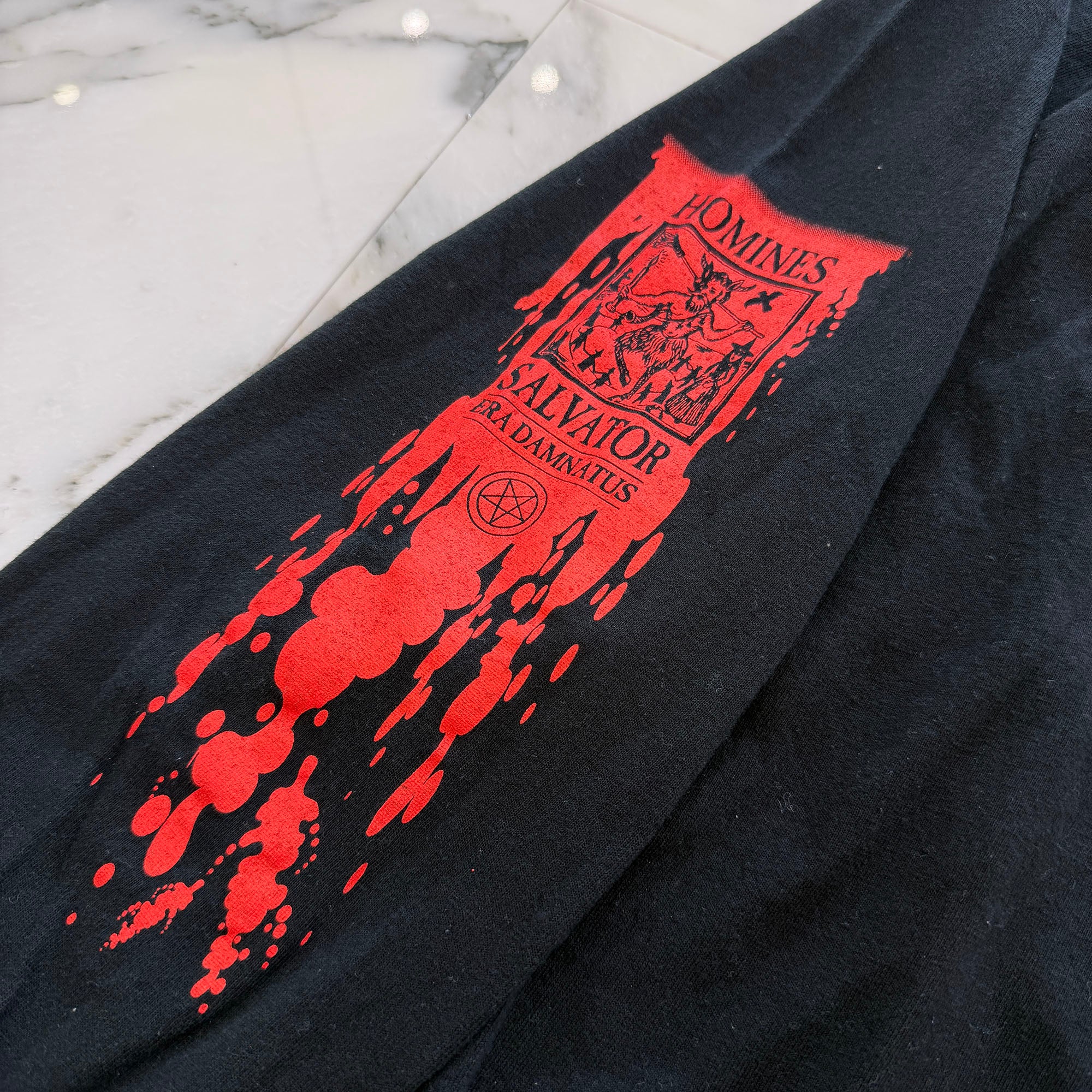 Vintage 90's Cradle Of Filth "VESTAL MASTURBATION" GILDAN L/S Tee Size XL ヴィンテージ 90's クレイドルオブフィルス "ベスタル・マスターベーション" ギルダン社製 ロングスリーブTシャツ サイズXL