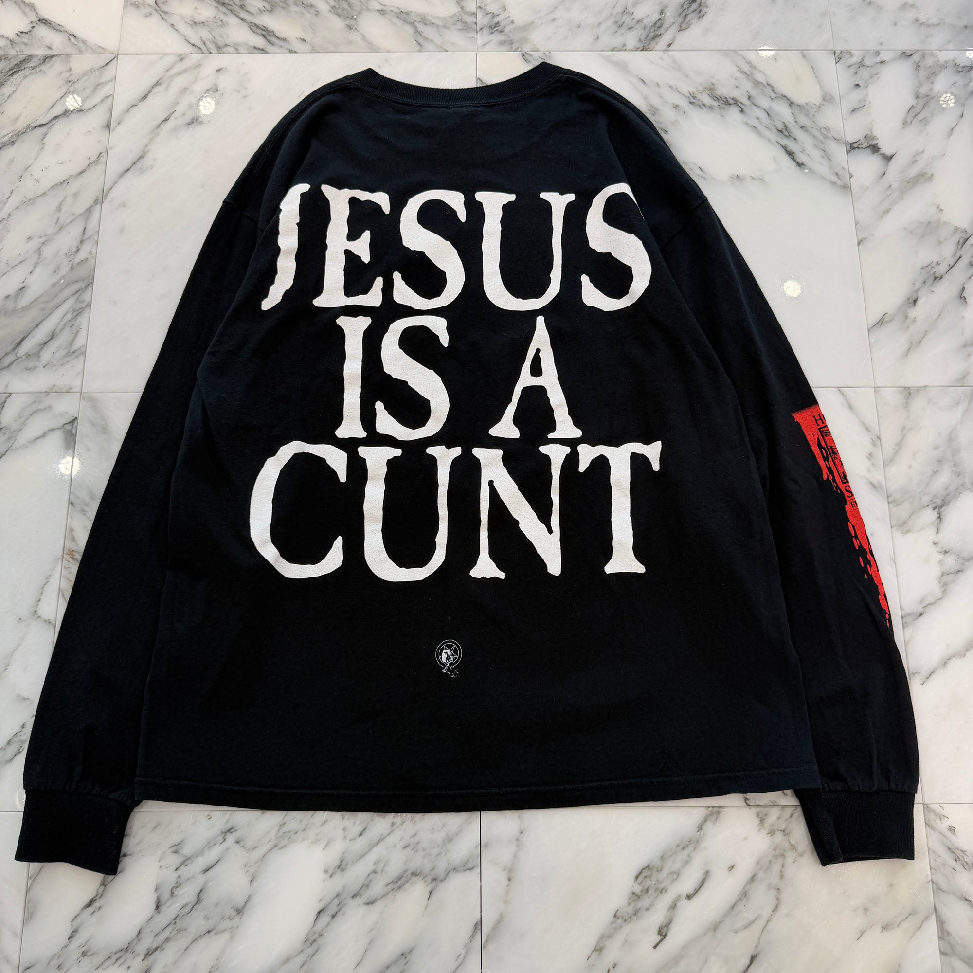 Vintage 90's Cradle Of Filth "VESTAL MASTURBATION" GILDAN L/S Tee Size XL ヴィンテージ 90's クレイドルオブフィルス "ベスタル・マスターベーション" ギルダン社製 ロングスリーブTシャツ サイズXL