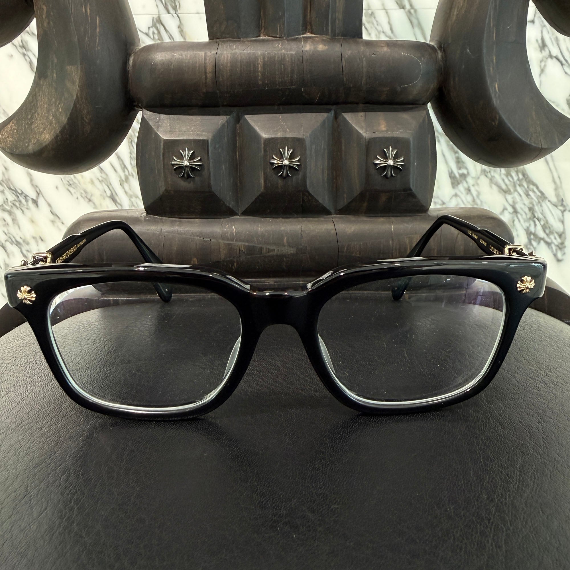 CHROME HEARTS COX UCKER Sunglasses Size 52口19-153 クロムハーツ コックスアッカー サングラス サイズ52口19-153