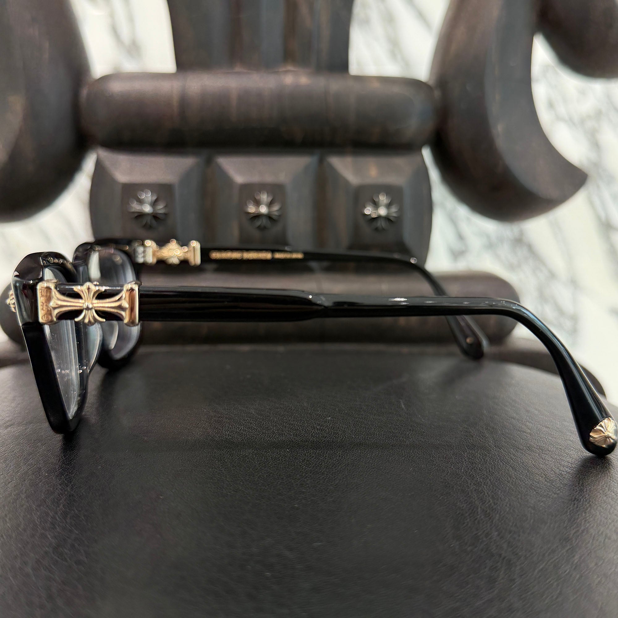 CHROME HEARTS COX UCKER Sunglasses Size 52口19-153 クロムハーツ コックスアッカー サングラス サイズ52口19-153