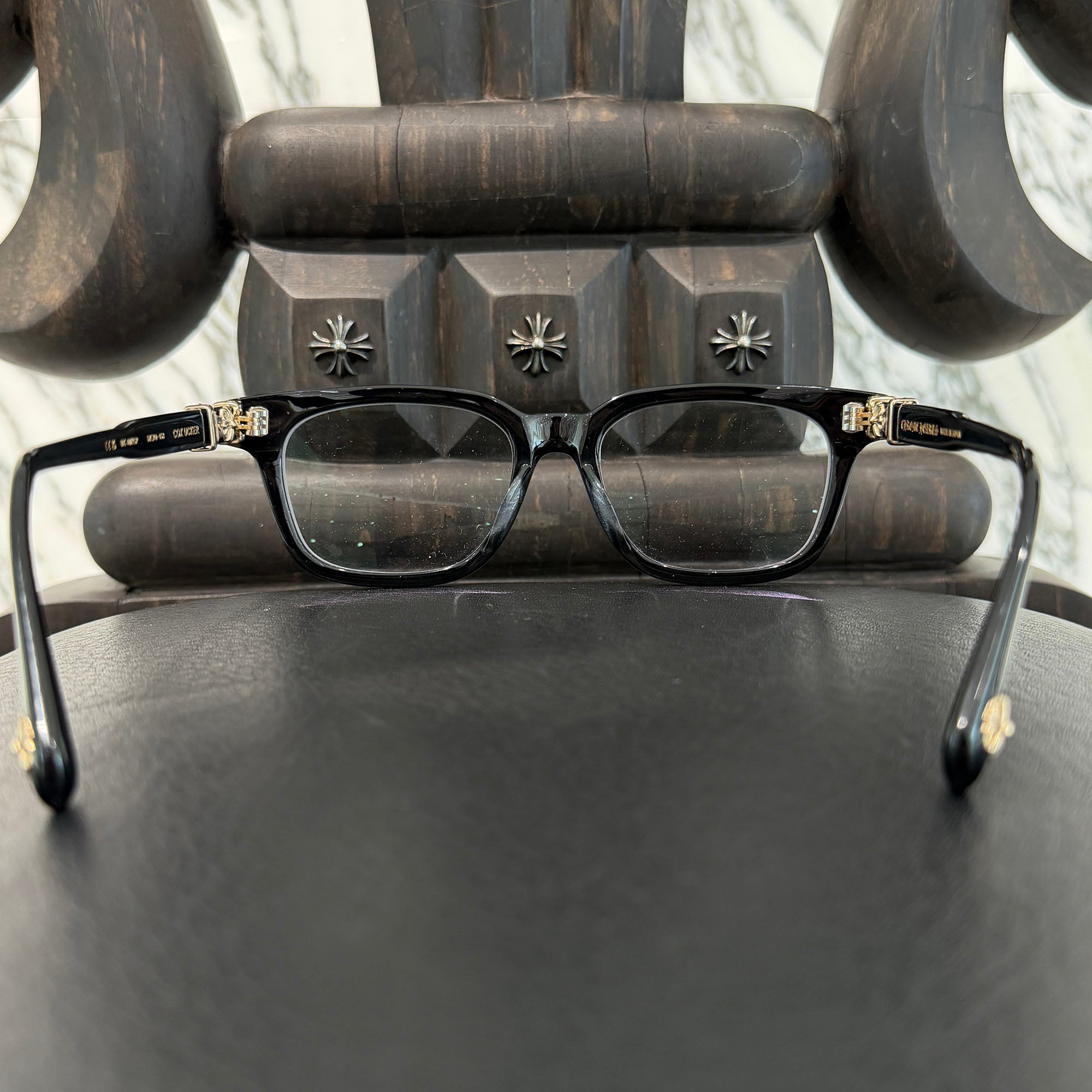 CHROME HEARTS COX UCKER Sunglasses Size 52口19-153 クロムハーツ コックスアッカー サングラス サイズ52口19-153