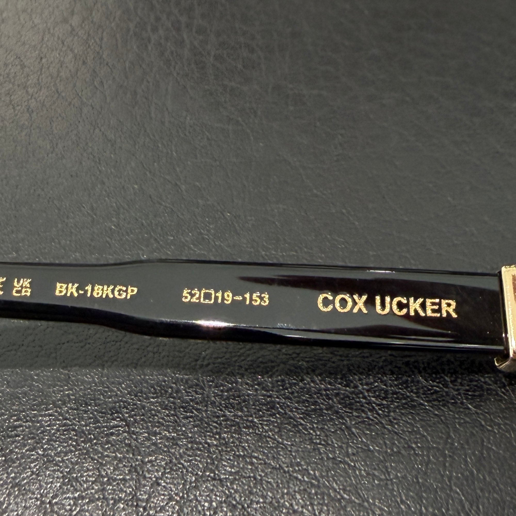 CHROME HEARTS COX UCKER Sunglasses Size 52口19-153 クロムハーツ コックスアッカー サングラス サイズ52口19-153