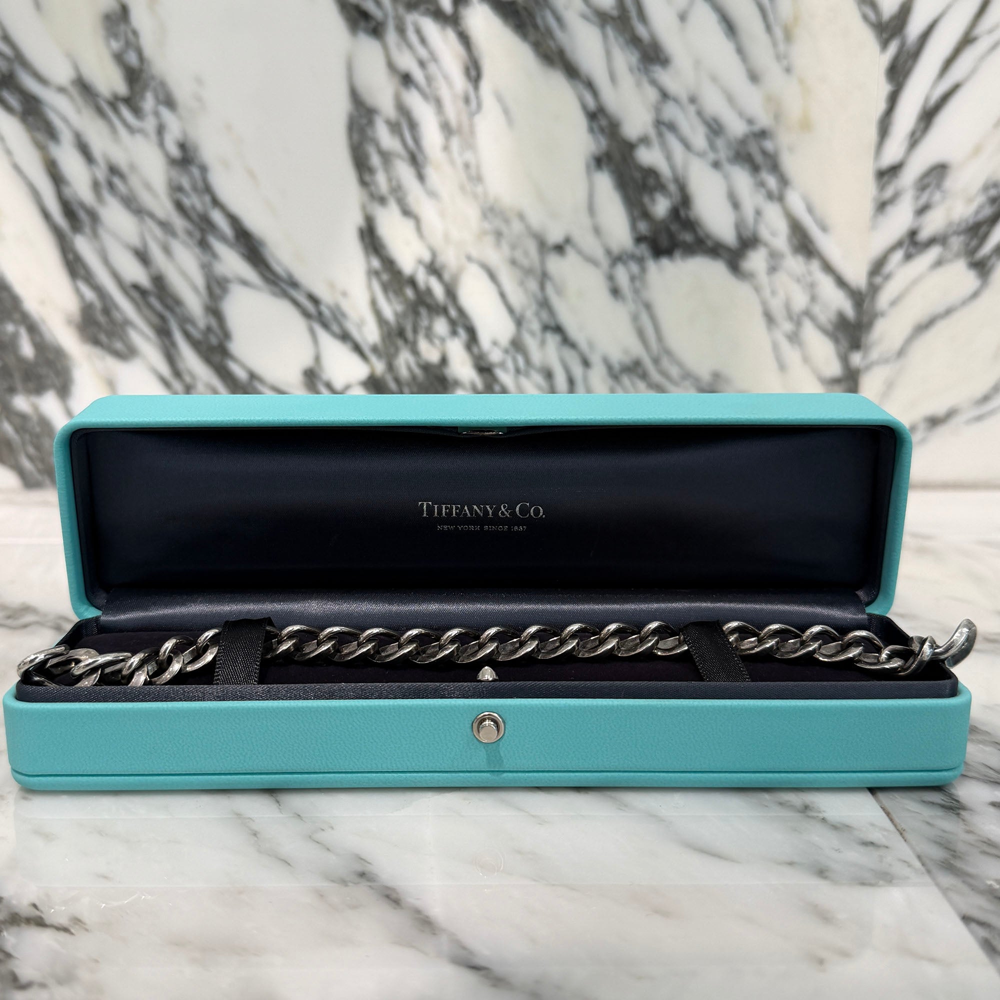 Tiffany Co. Forge Medium Link Bracelet Size XXXL ティファニー フォージ ミディアム リンク ブレスレット サイズXXXL