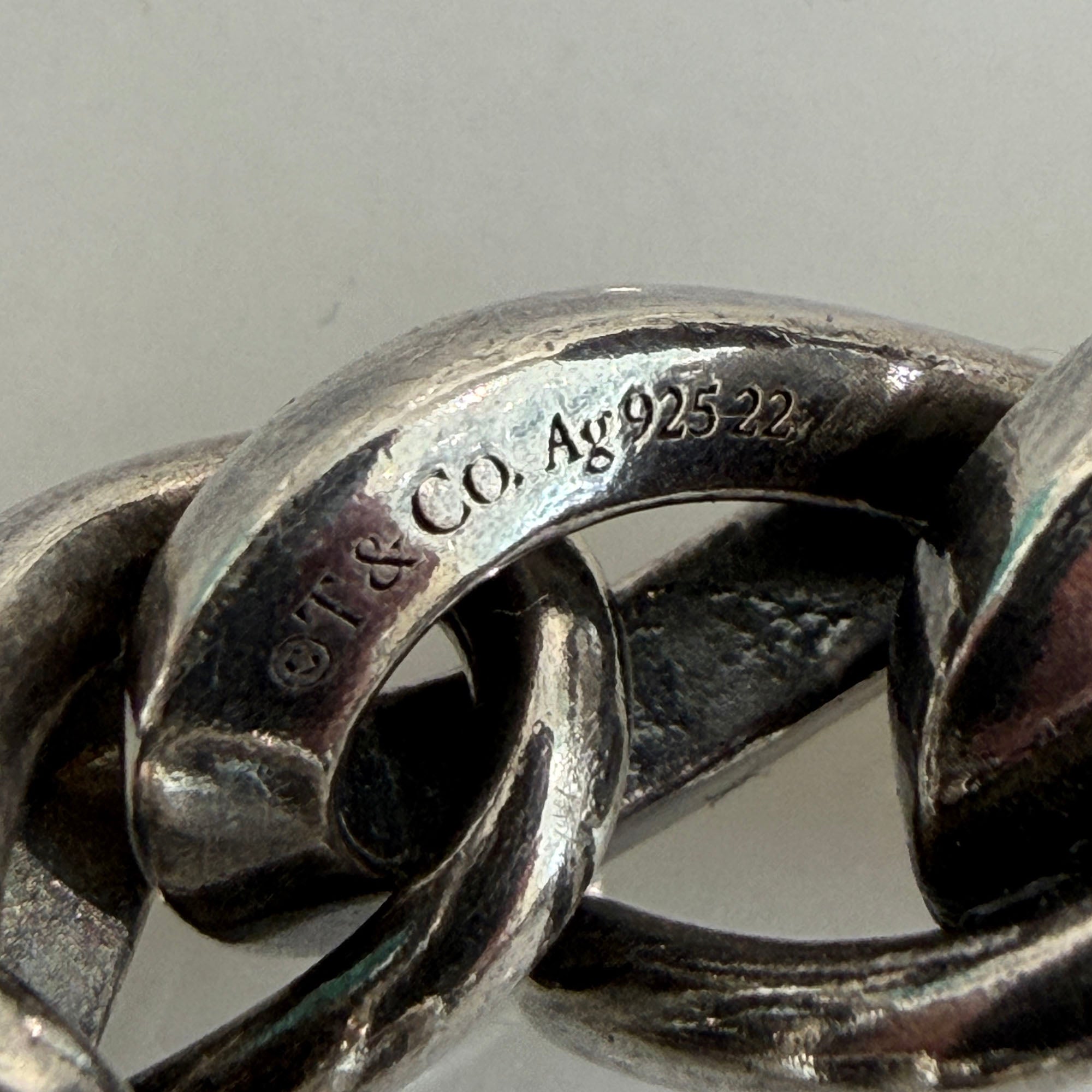 Tiffany Co. Forge Medium Link Bracelet Size XXXL ティファニー フォージ ミディアム リンク ブレスレット サイズXXXL