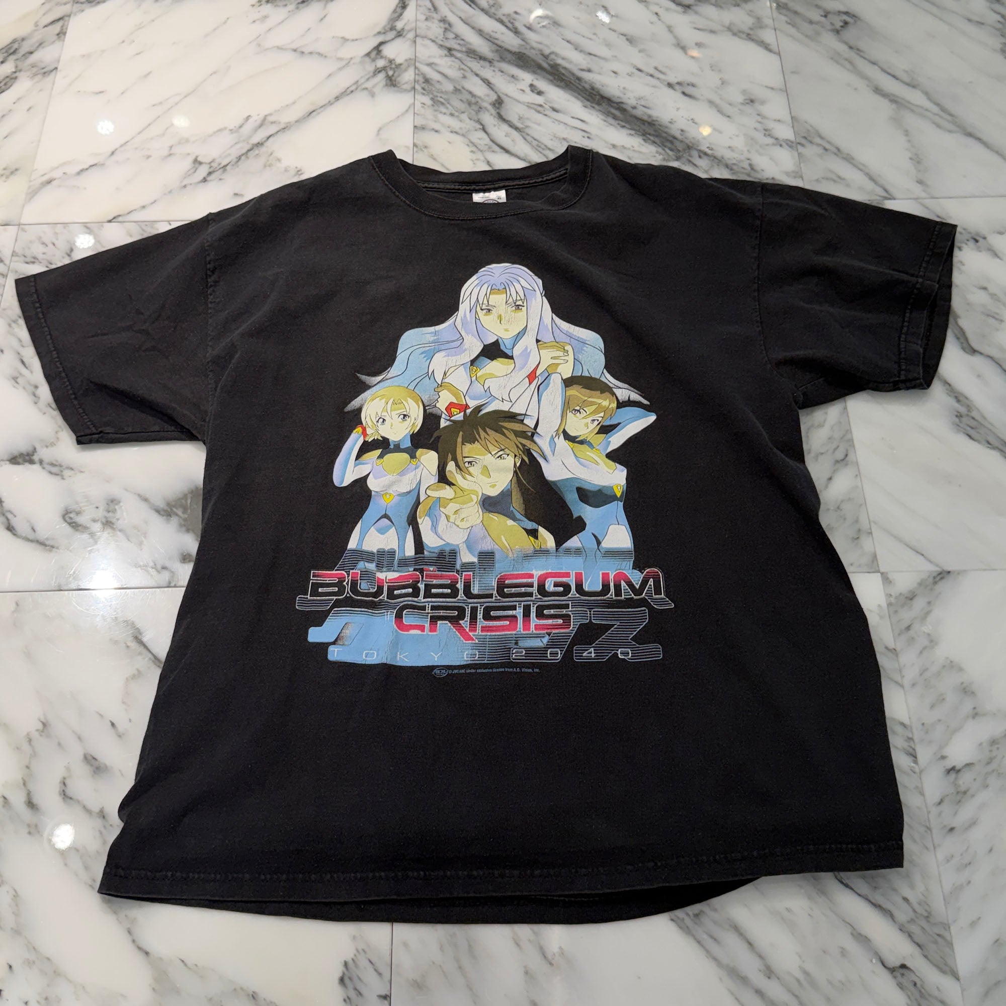 Vintage 90's "Bubblegum Crisis TOKYO 2040" DELTA S/S Tee Size XL ヴィンテージ 90's "バブルガムクライシス TOKYO 2040" デルタ社製 Tシャツ サイズXL