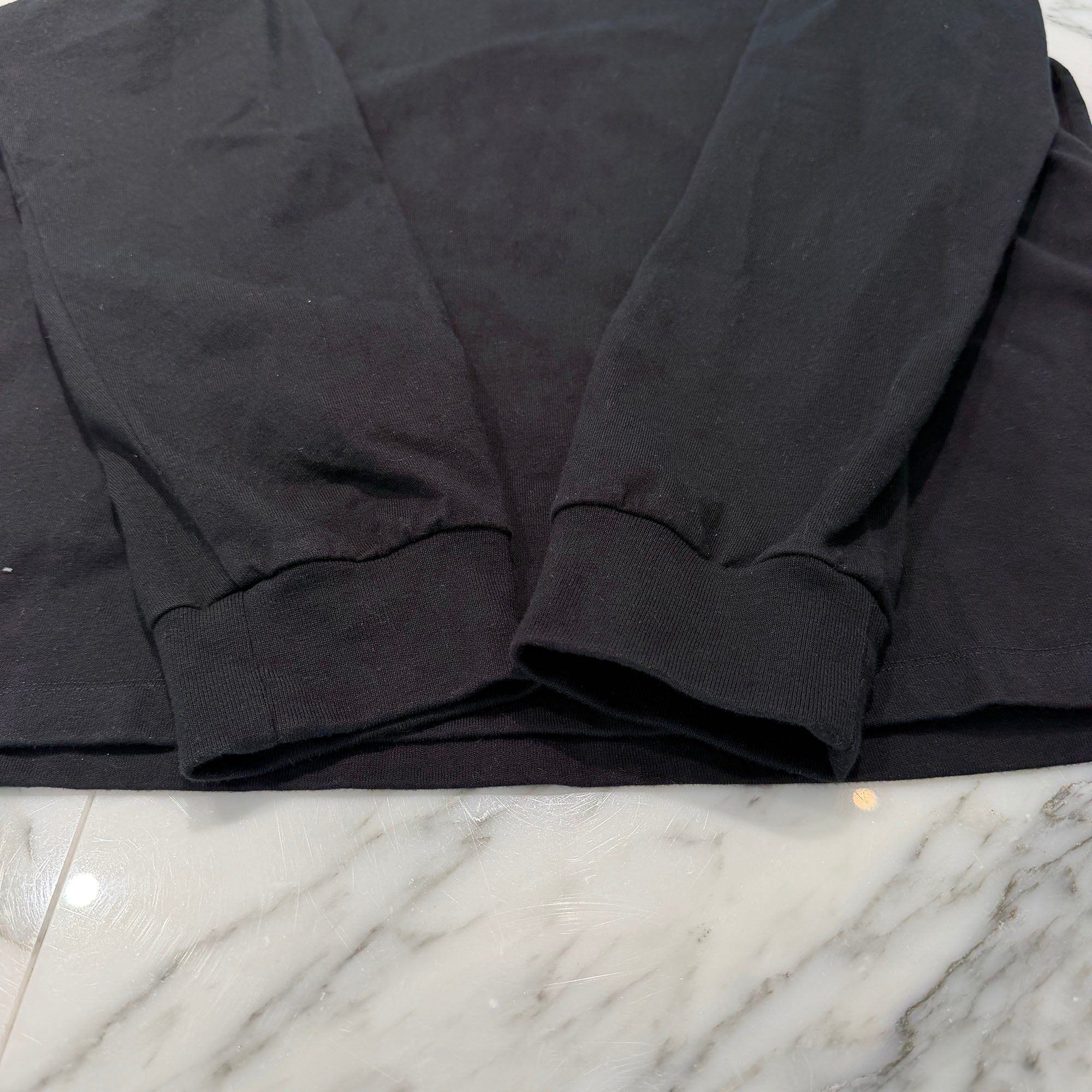 CELINE 2024SS Triomphe Logo Cotton Jersey Long Sleeve Tee RX0LE 1242 38AW Size L セリーヌ トリオンフ ロゴ コットンジャージー ロングスリーブ Tシャツ サイズL