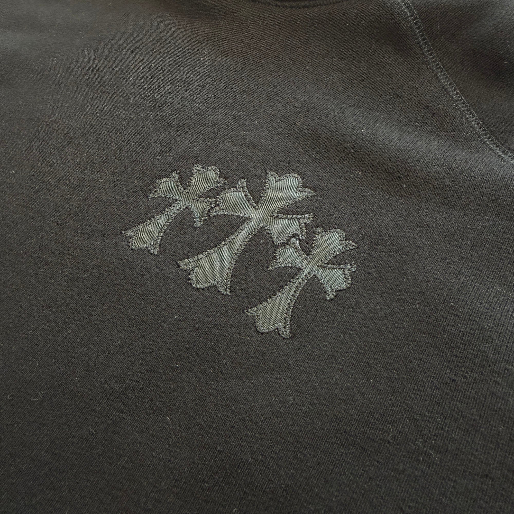 CHROME HEARTS 2025SS Y NOT Cemetery Cross Applique Embroidery Pullover Hoodie Size XXL クロムハーツ ワイノット セメタリークロス アップリケ刺繡 プルオーバーフーディ サイズXXL