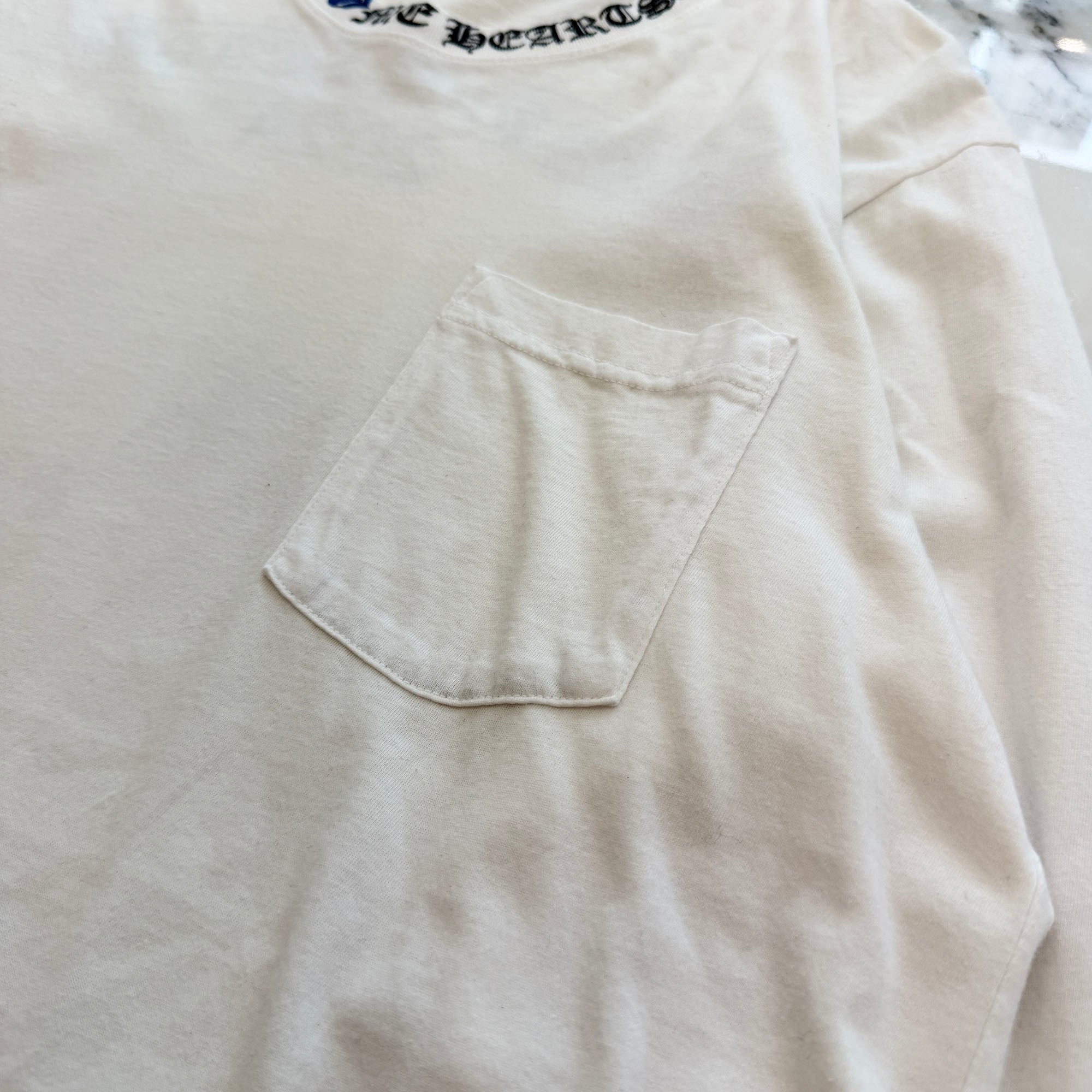 CHROME HEARTS × The Rolling Stones 2024SS Lip And Tan Neck Logo Back Scroll Long Sleeve Tee Size L クロムハーツ×ローリングストーンズ リップアンドタンネックロゴ バックスクロール ロングスリーブTシャツ サイズL