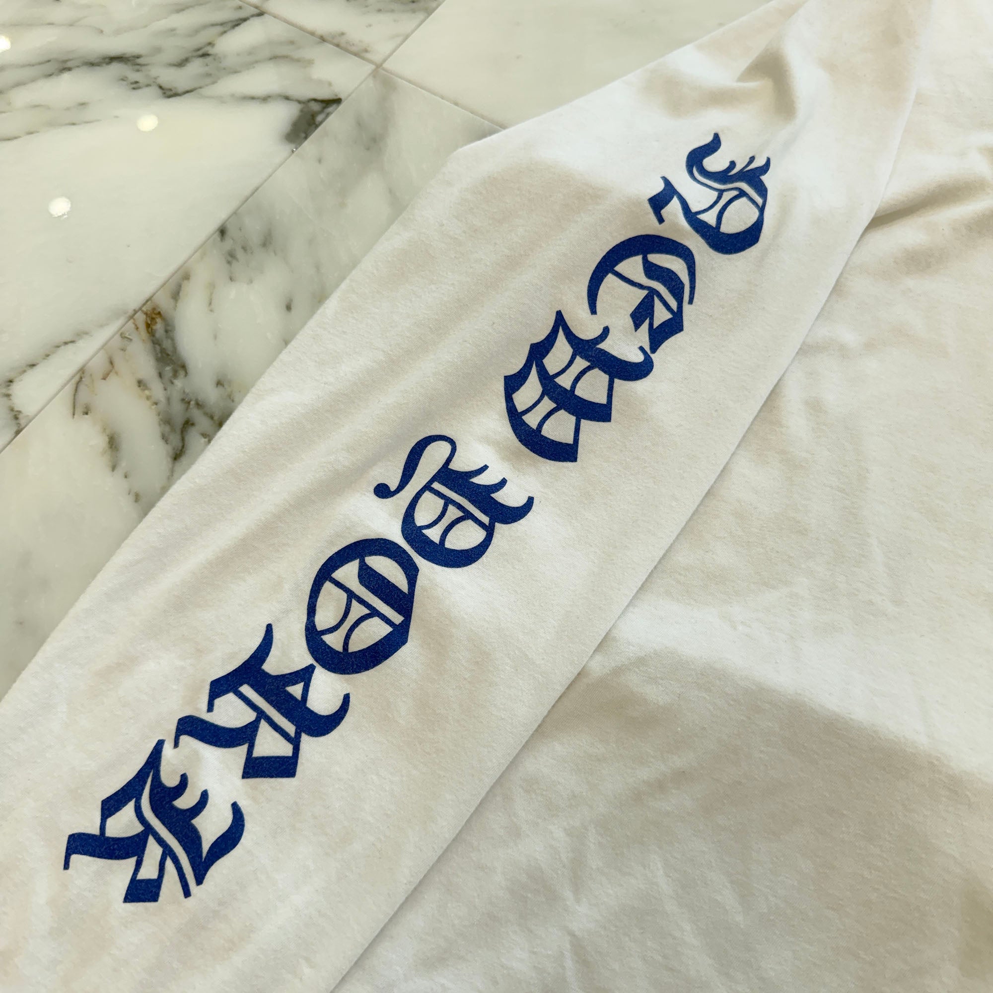 CHROME HEARTS × The Rolling Stones 2024SS Lip And Tan Neck Logo Back Scroll Long Sleeve Tee Size L クロムハーツ×ローリングストーンズ リップアンドタンネックロゴ バックスクロール ロングスリーブTシャツ サイズL