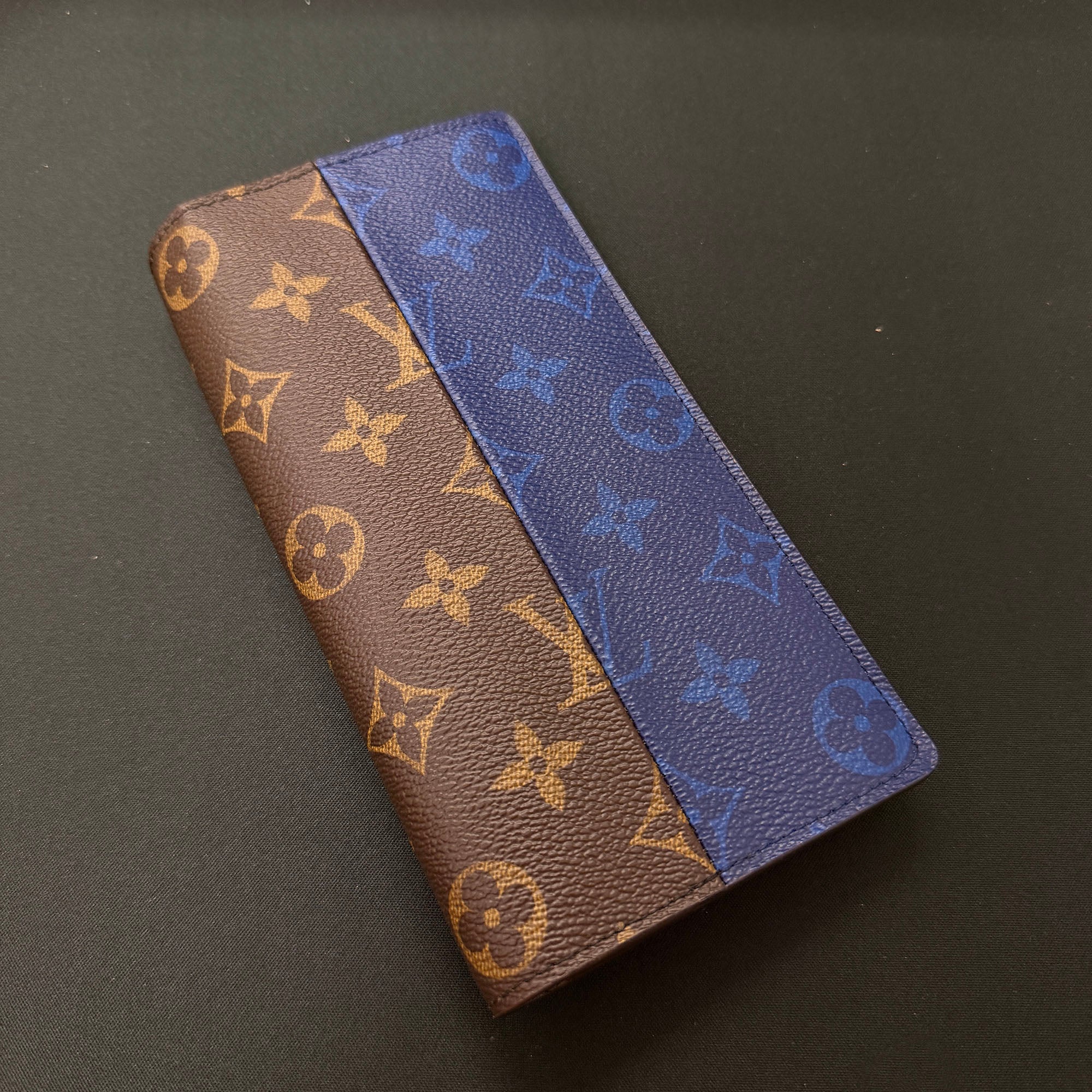 LOUIS VUITTON 2018SS Portefeuille Brazza " Split Blue " M63026 ルイヴィトン ポルトフォイユ・ブラザ "スプリットブルー"