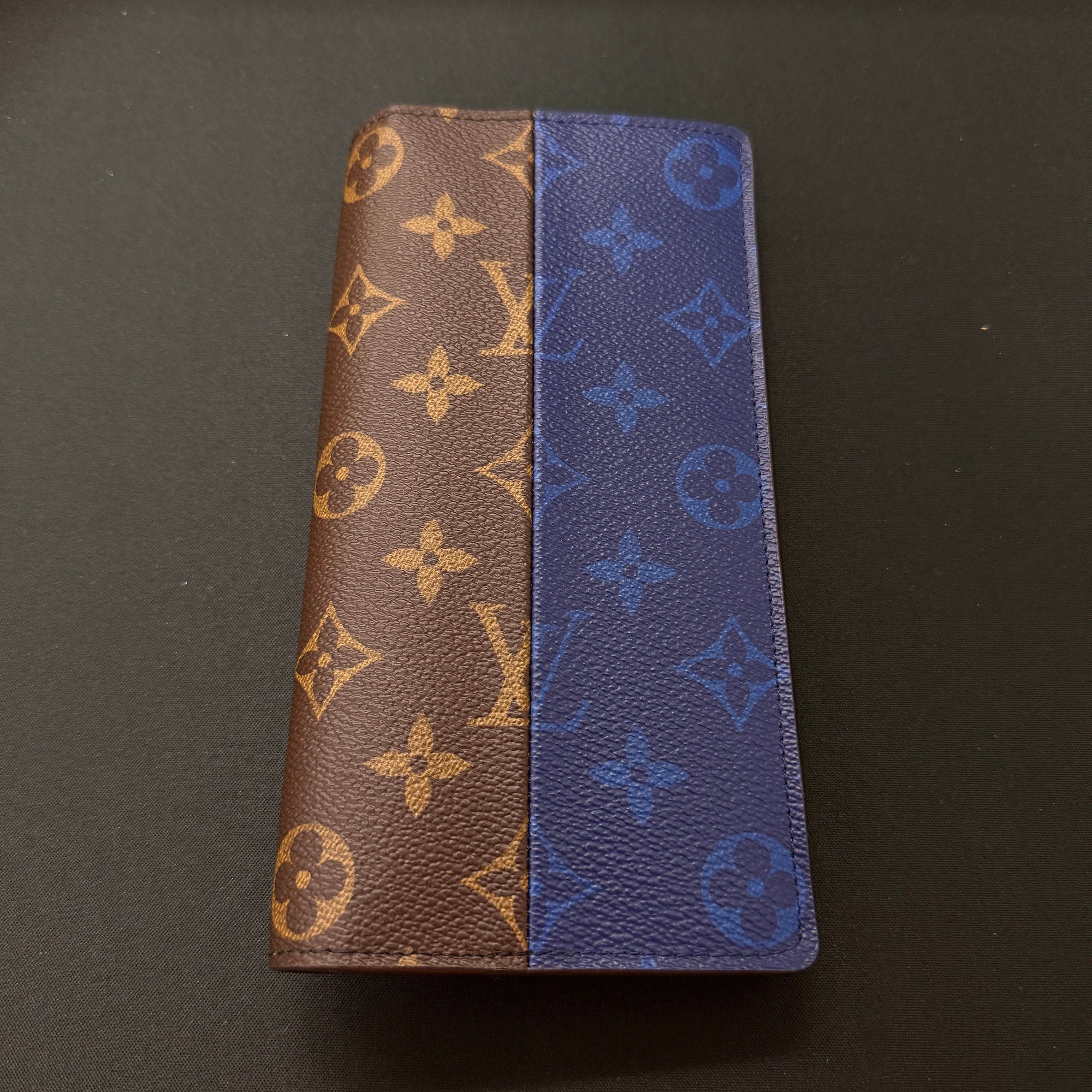 LOUIS VUITTON 2018SS Portefeuille Brazza " Split Blue " M63026 ルイヴィトン ポルトフォイユ・ブラザ "スプリットブルー"