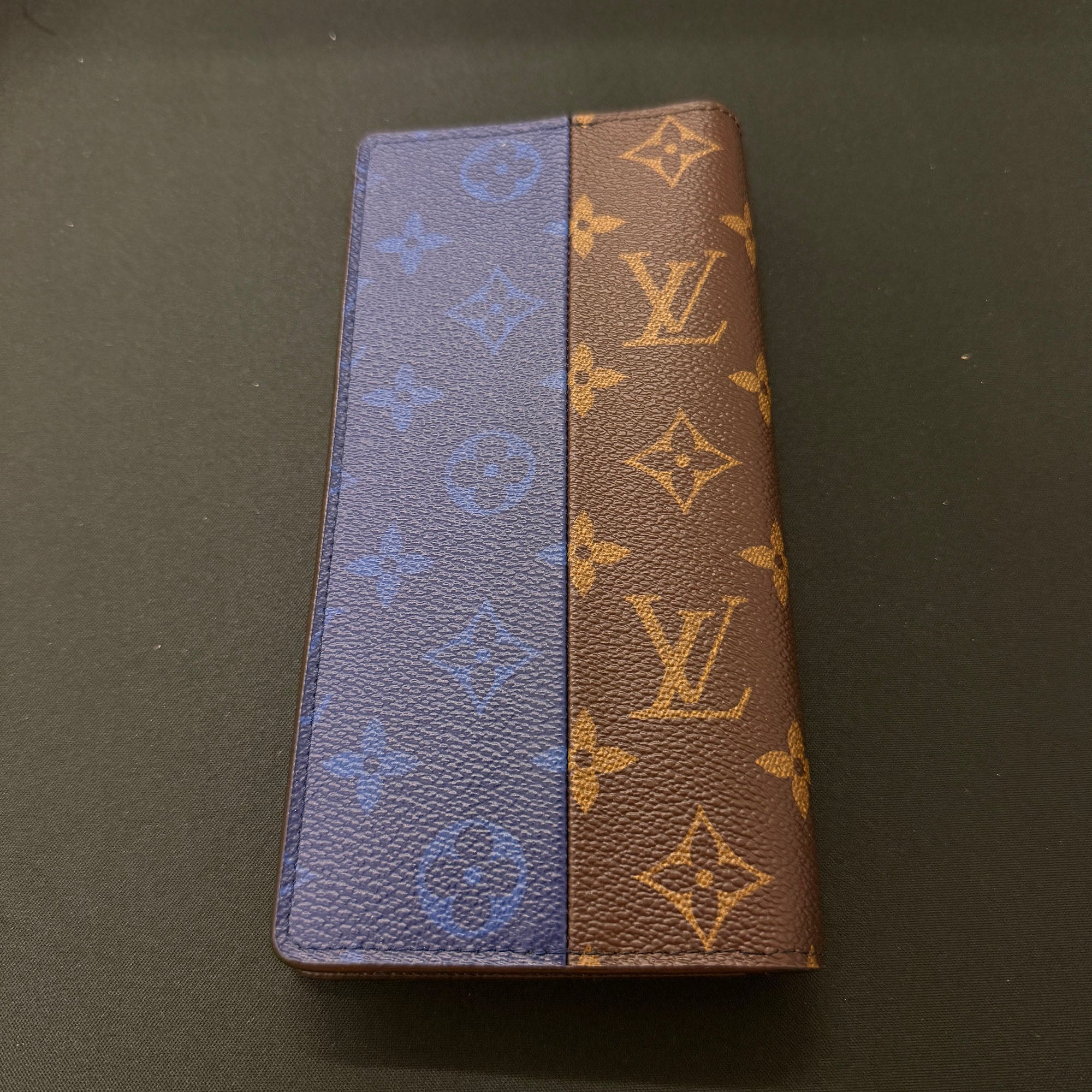 LOUIS VUITTON 2018SS Portefeuille Brazza " Split Blue " M63026 ルイヴィトン ポルトフォイユ・ブラザ "スプリットブルー"