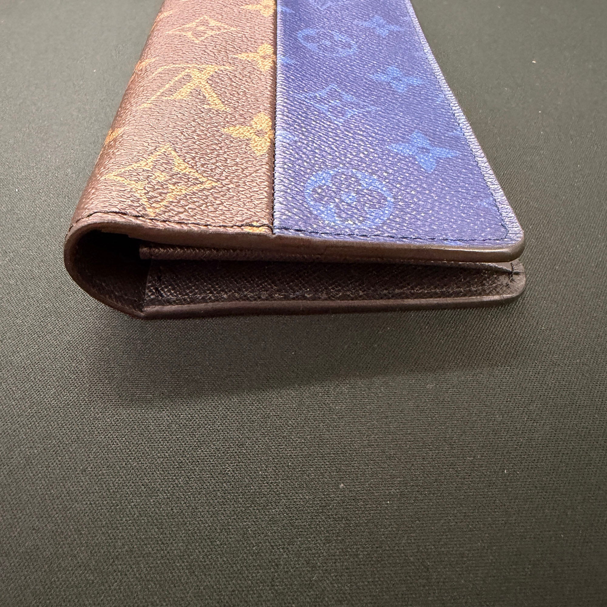 LOUIS VUITTON 2018SS Portefeuille Brazza " Split Blue " M63026 ルイヴィトン ポルトフォイユ・ブラザ "スプリットブルー"