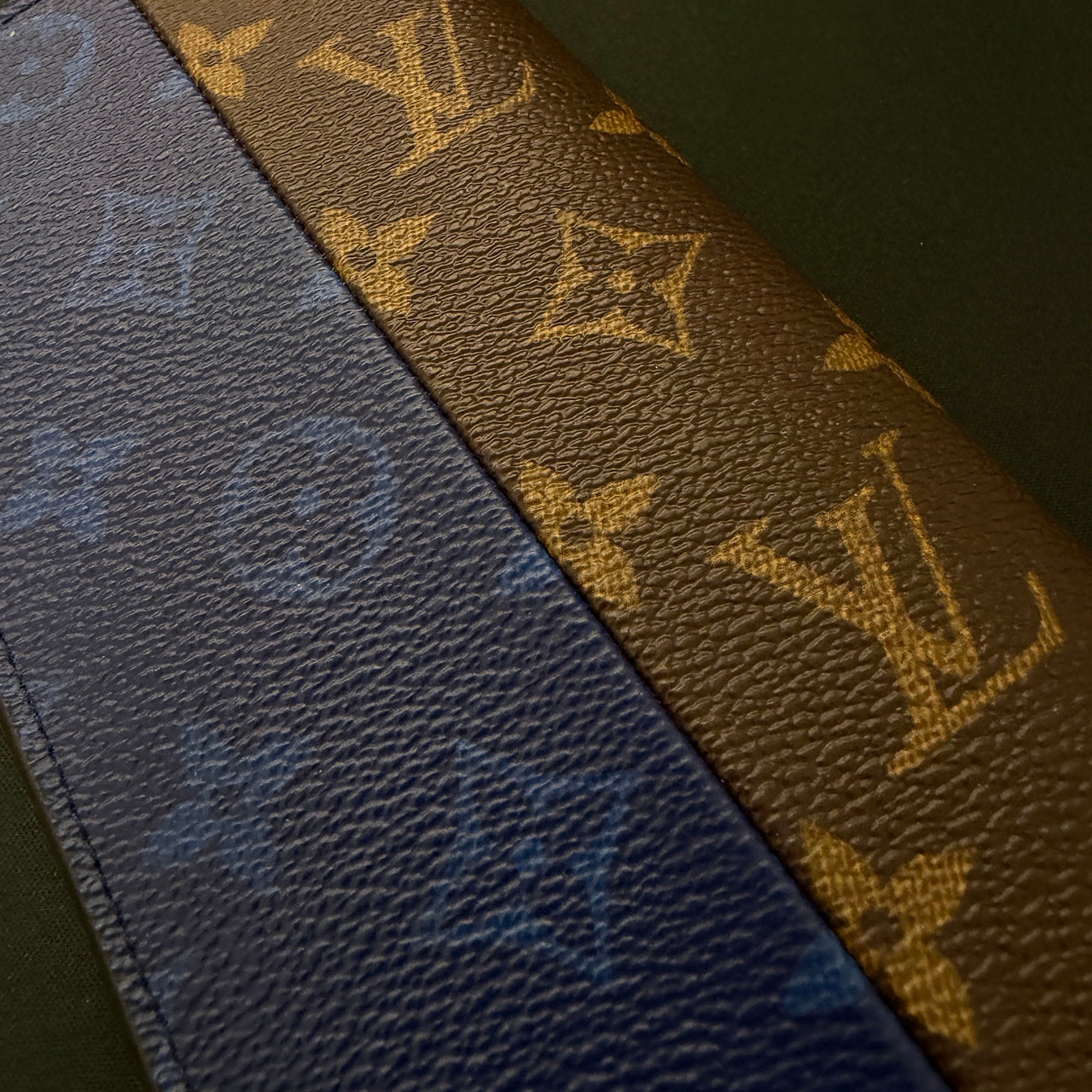 LOUIS VUITTON 2018SS Portefeuille Brazza " Split Blue " M63026 ルイヴィトン ポルトフォイユ・ブラザ "スプリットブルー"