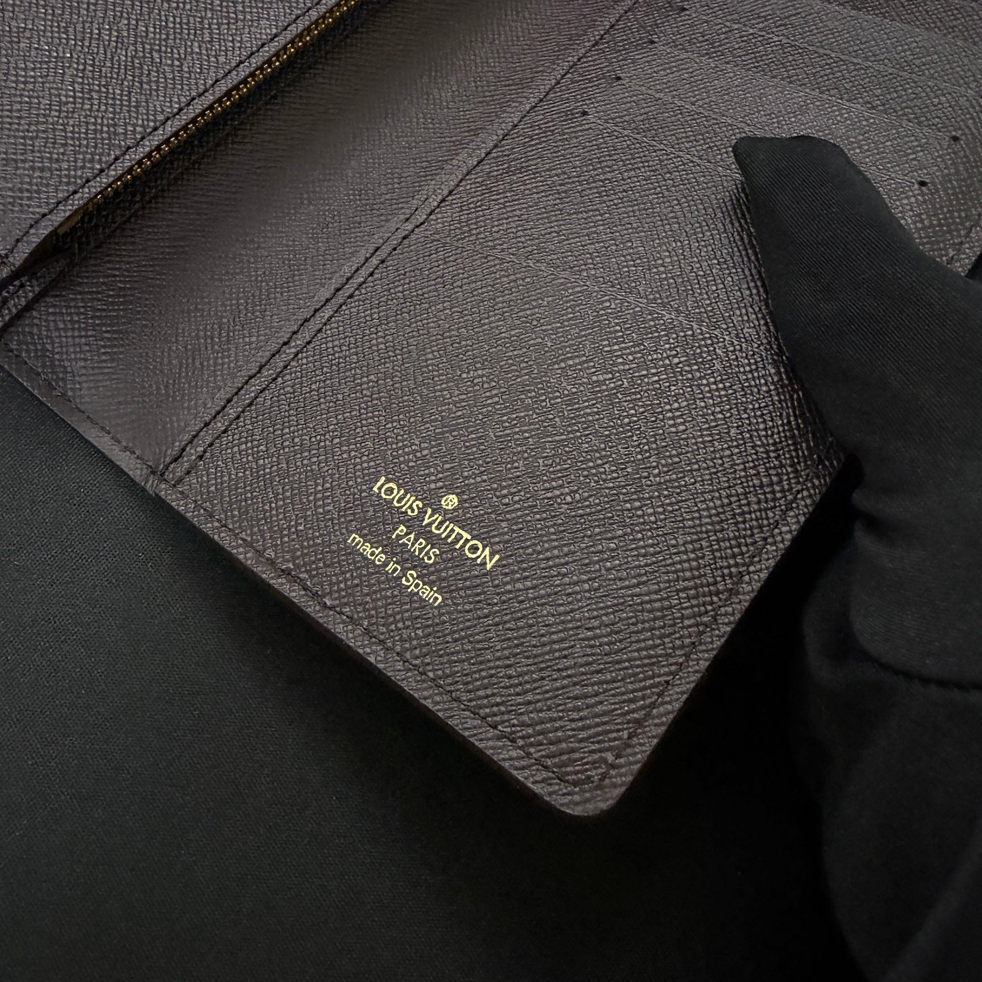 LOUIS VUITTON 2018SS Portefeuille Brazza " Split Blue " M63026 ルイヴィトン ポルトフォイユ・ブラザ "スプリットブルー"