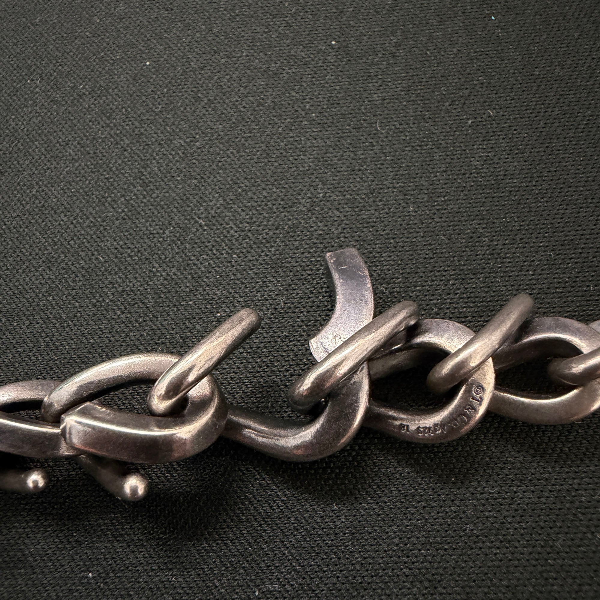 Tiffany Co. Forge Medium Link Necklace ティファニー フォージ ミディアム リンク ネックレス