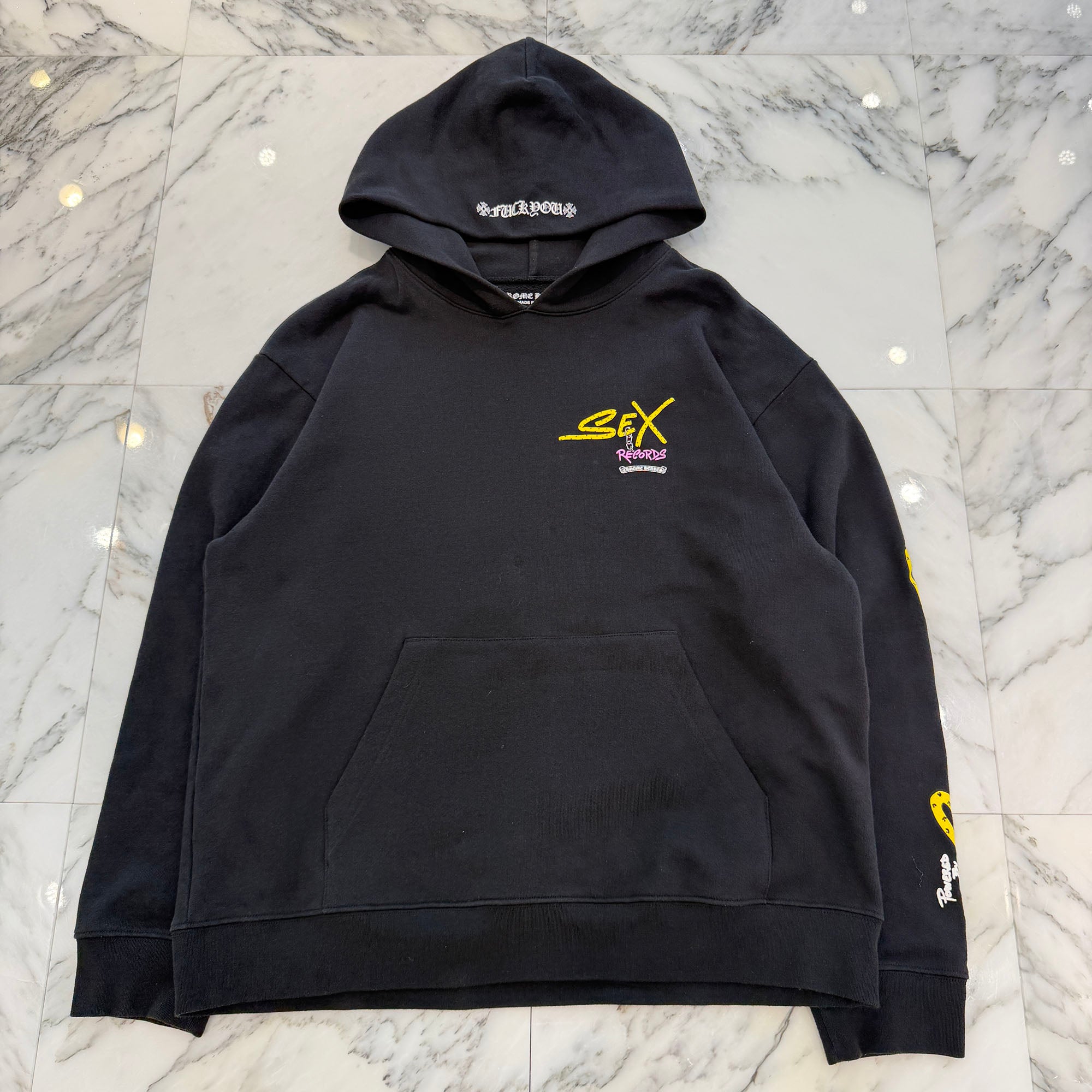 CHROME HEARTS×MATTY BOY Sex Records PPO Concept Pullover Hoodie Size XL クロムハーツ×マッティボーイ セックスレコードPPOコンセプト プルオーバー フーディー サイズXL