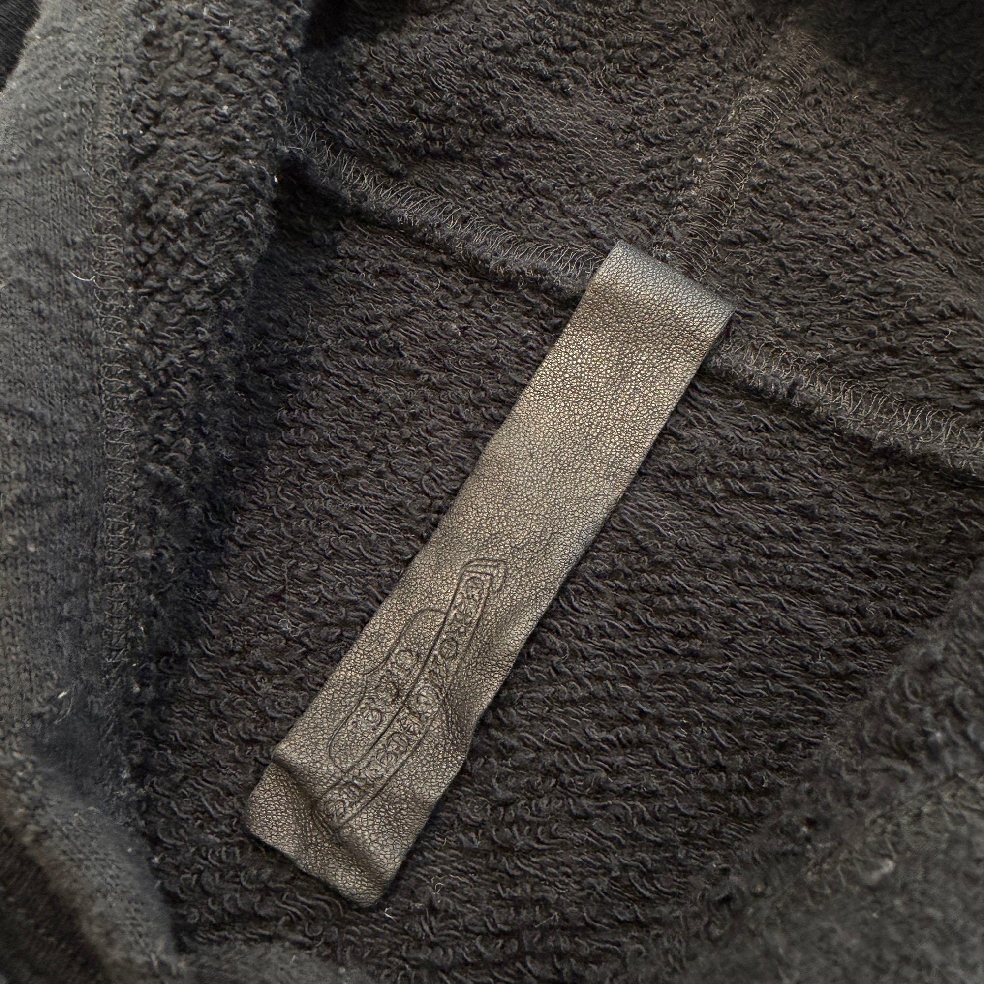 CHROME HEARTS Y NOT Tonal Monogram Cross Vertical Logo Pullover Hoodie Shirt Size S クロムハーツ ワイノット トーナルモノグラムクロス ヴァーティカルロゴ プルオーバーフーディ サイズS