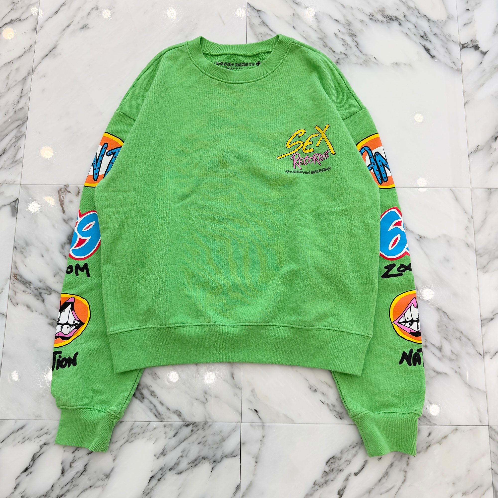 CHROME HEARTS × MATTY BOY 2021AW PPO SEXRCD Sweat Shirt Size S クロムハーツ × マッティボーイ PPO セックスレコード スウェットシャツ サイズS