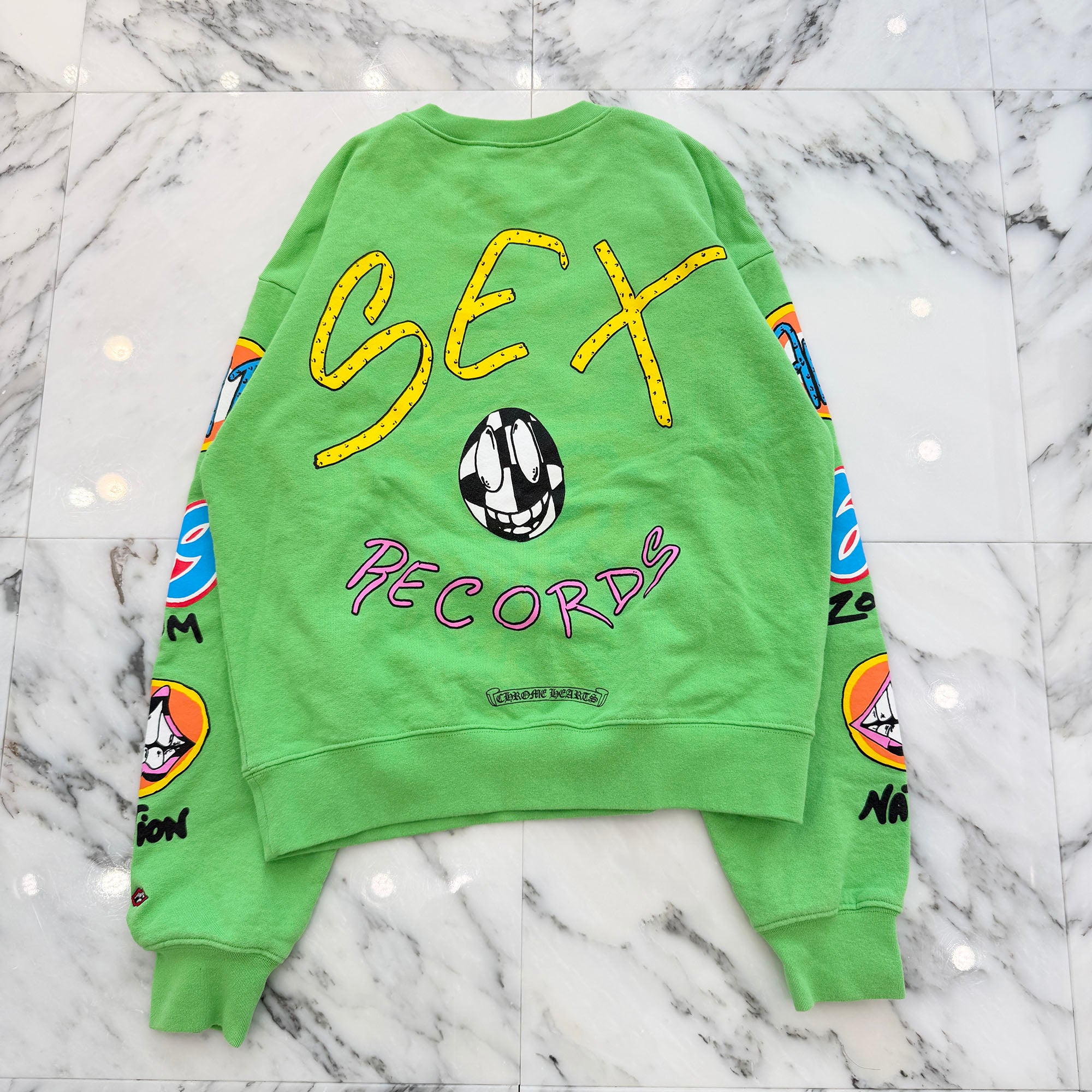 CHROME HEARTS × MATTY BOY 2021AW PPO SEXRCD Sweat Shirt Size S クロムハーツ × マッティボーイ PPO セックスレコード スウェットシャツ サイズS