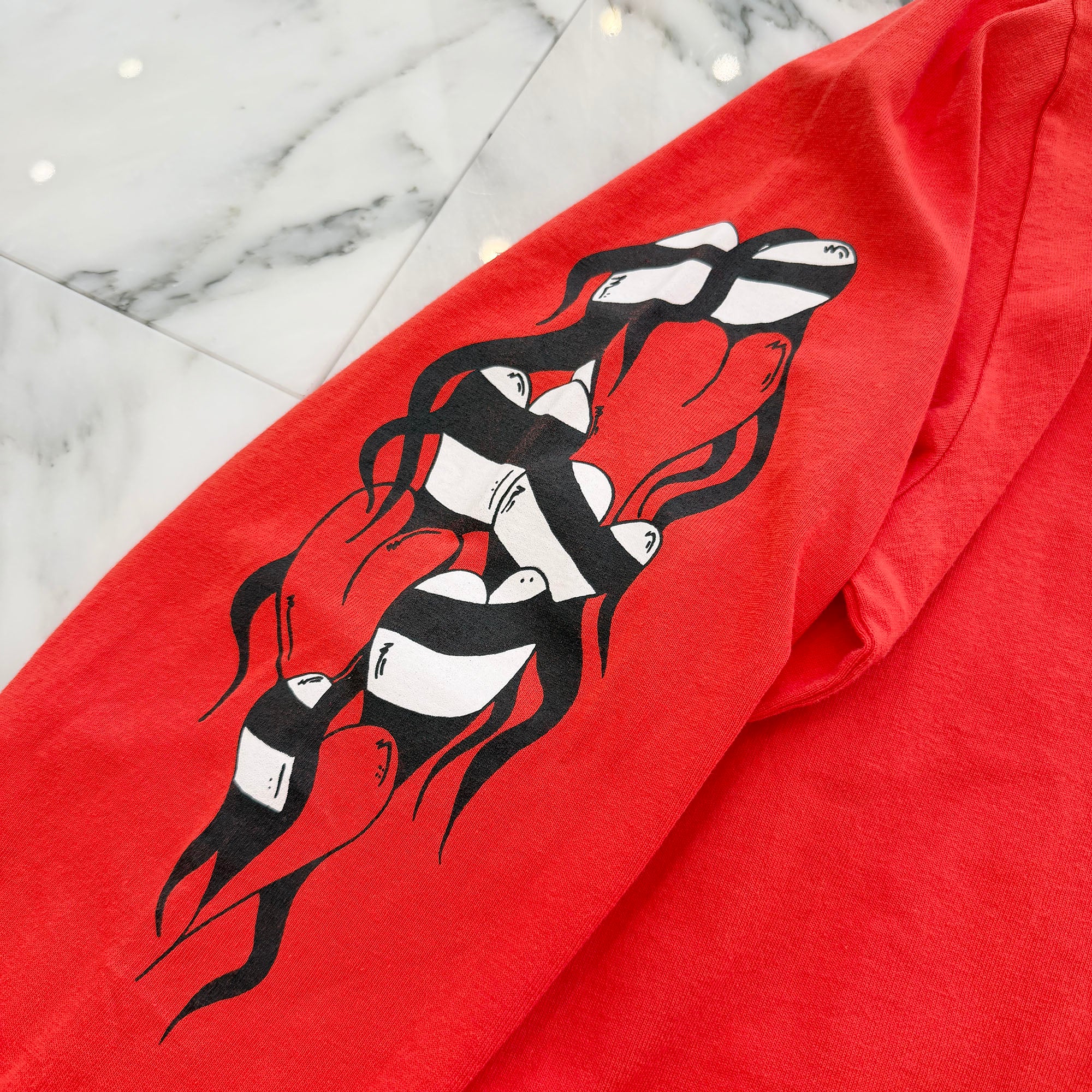 CHROME HEARTS×MATTY BOY 2023SS Sadistic Lipstick Long Sleeve Tee Size L クロムハーツ × マッティボーイ サディスティックリップスティック ロングスリーブTシャツ サイズL