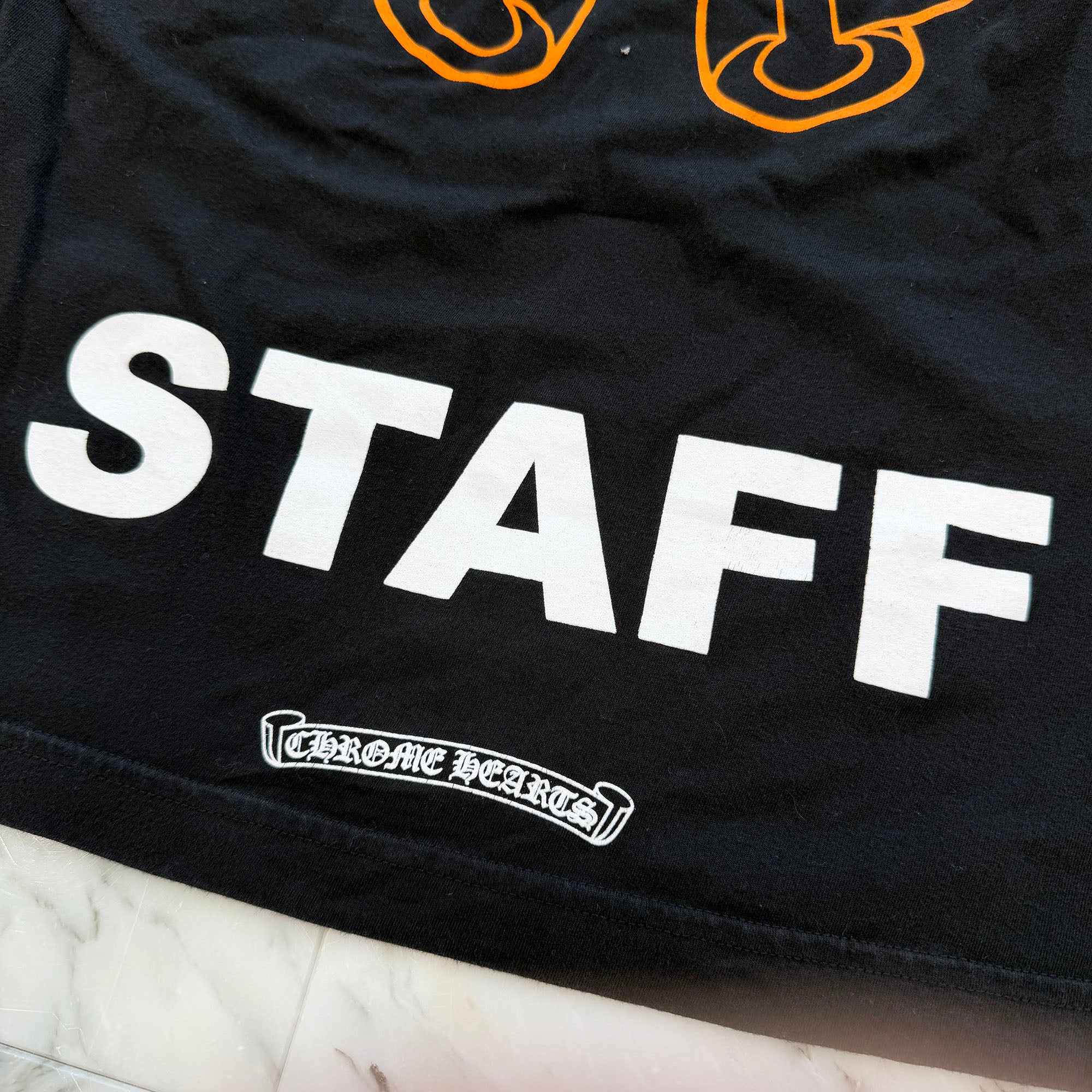 CHROME HEARTS STAFF Horseshoe Long Sleeve Tee Size M クロムハーツ スタッフ ホースシュー ロングスリーブTシャツ サイズM