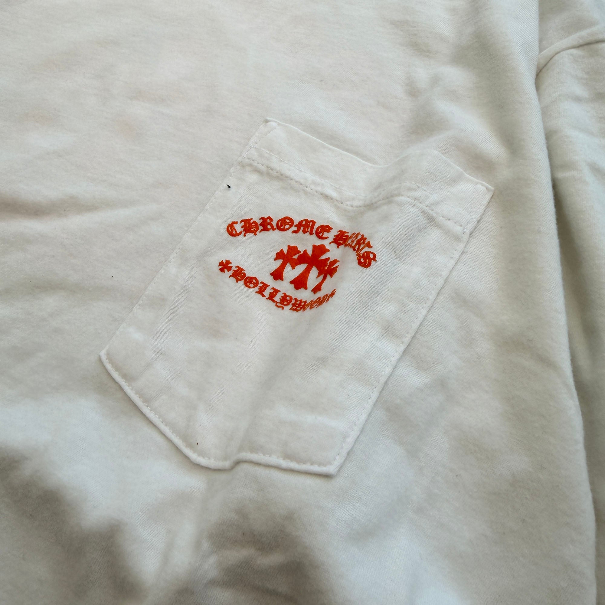 CHROME HEARTS King Taco 3 Cemetery Cross Print Long Sleeve Tee Size M クロムハーツ キングタコ 3 セメタリークロス プリント ロングスリーブ Tシャツ サイズM