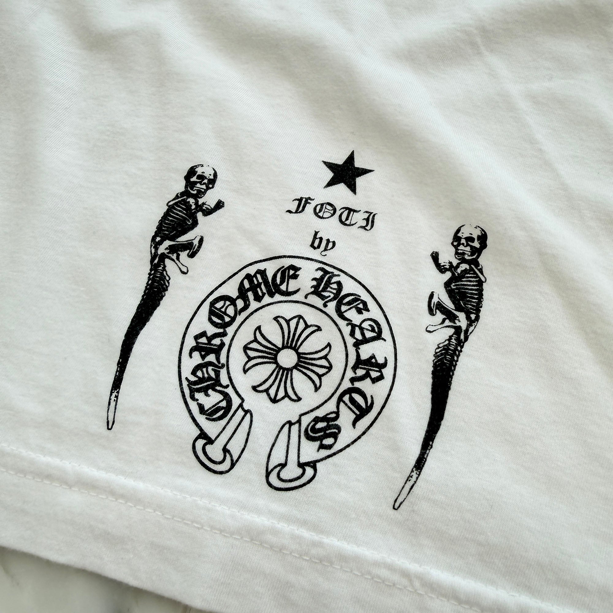 CHROME HEARTS FOTI Skippy Keyhole Long Sleeve Tee Size M クロムハーツ フォティ スキッピー キーホール ロングスリーブTシャツ サイズM