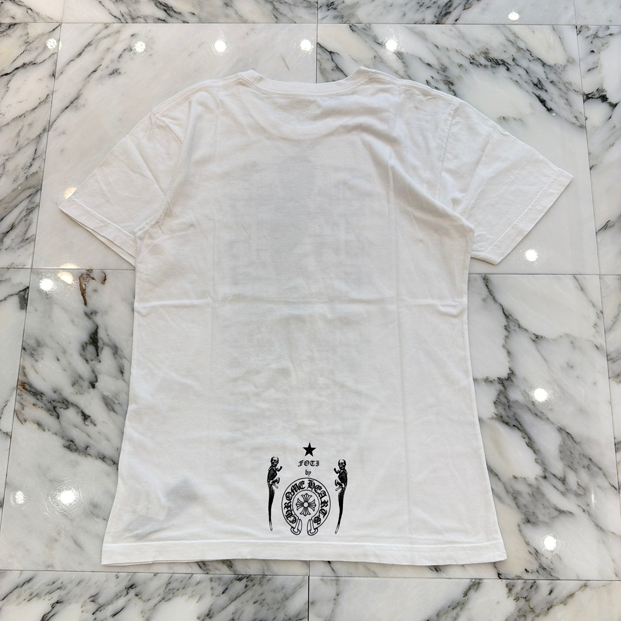 CHROME HEARTS FOTI JARVIS Schematic Print Tee Size M クロムハーツ ジャービス スキマティック プリント Tシャツ サイズM