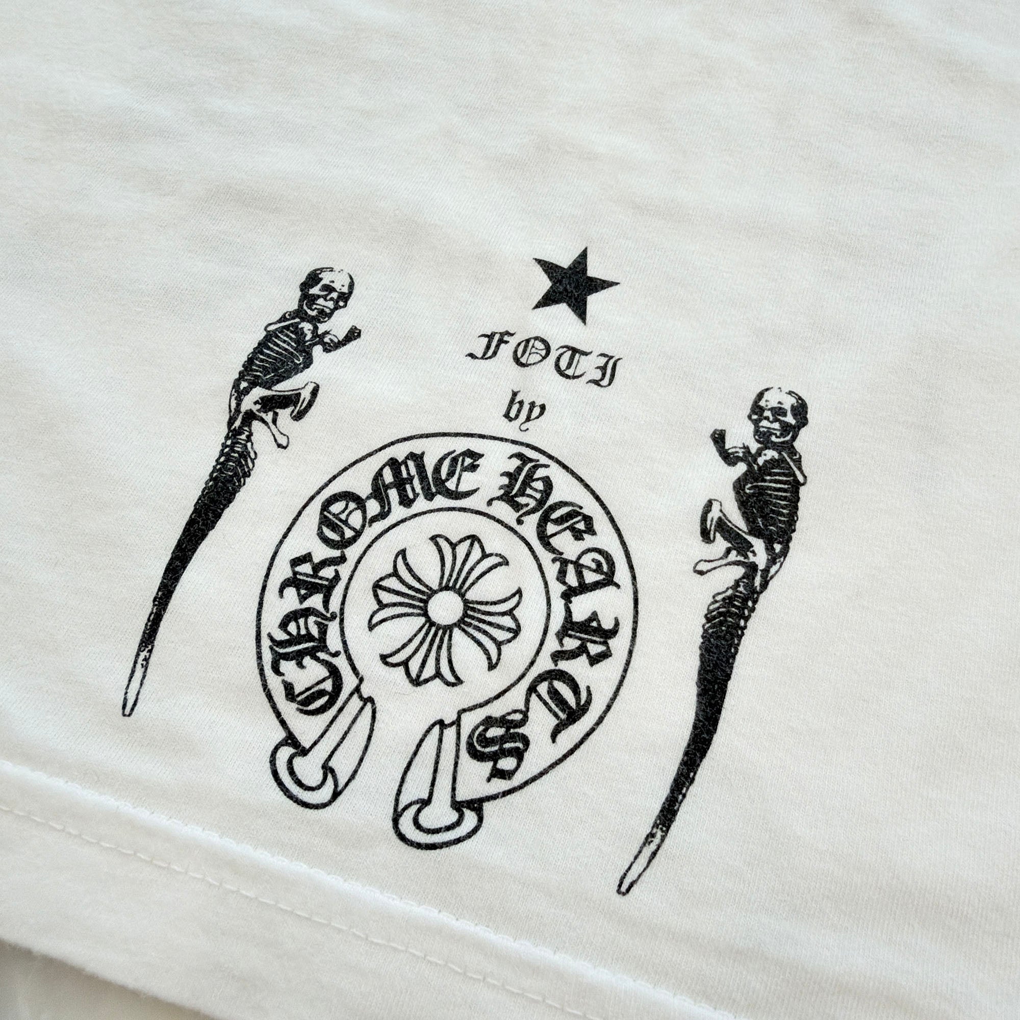 CHROME HEARTS FOTI JARVIS Schematic Print Tee Size M クロムハーツ ジャービス スキマティック プリント Tシャツ サイズM