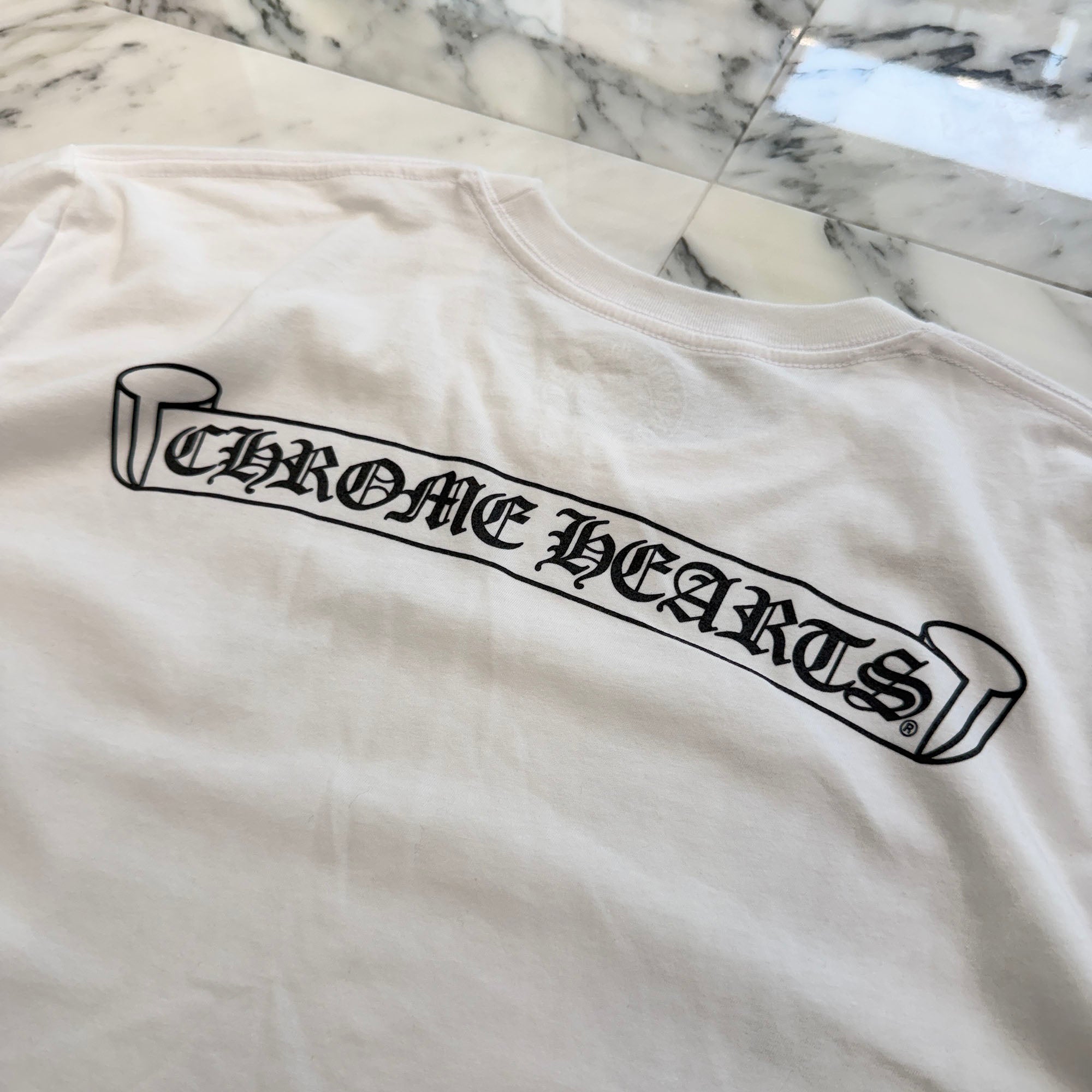 CHROME HEARTS Back Scroll Logo Tee Size XL クロムハーツ バックスクロールロゴ Tシャツ サイズXL