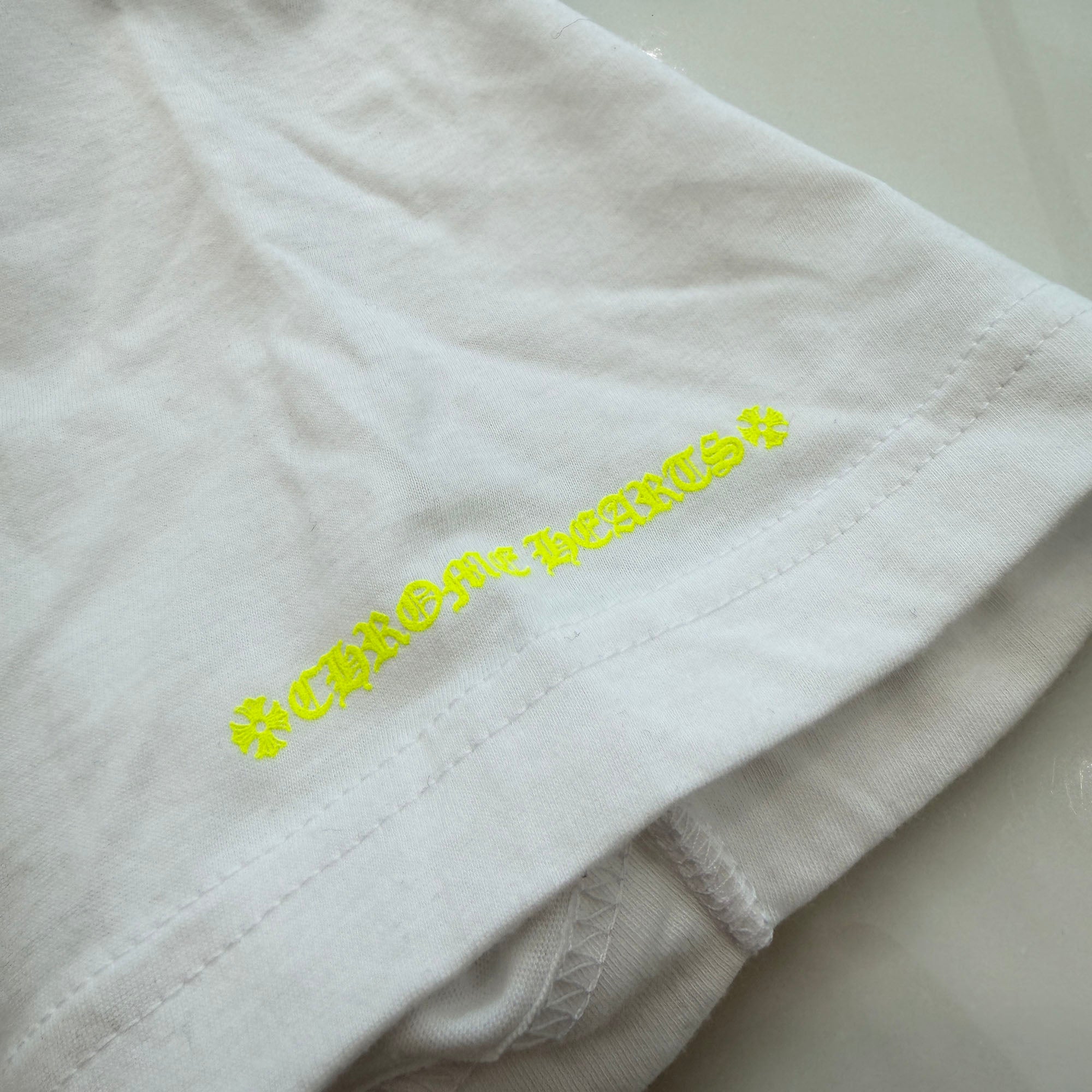 CHROME HEARTS Neon Yellow Horseshoe Tee Size S クロムハーツ ネオンイエロー ホースシュー Tシャツ サイズS