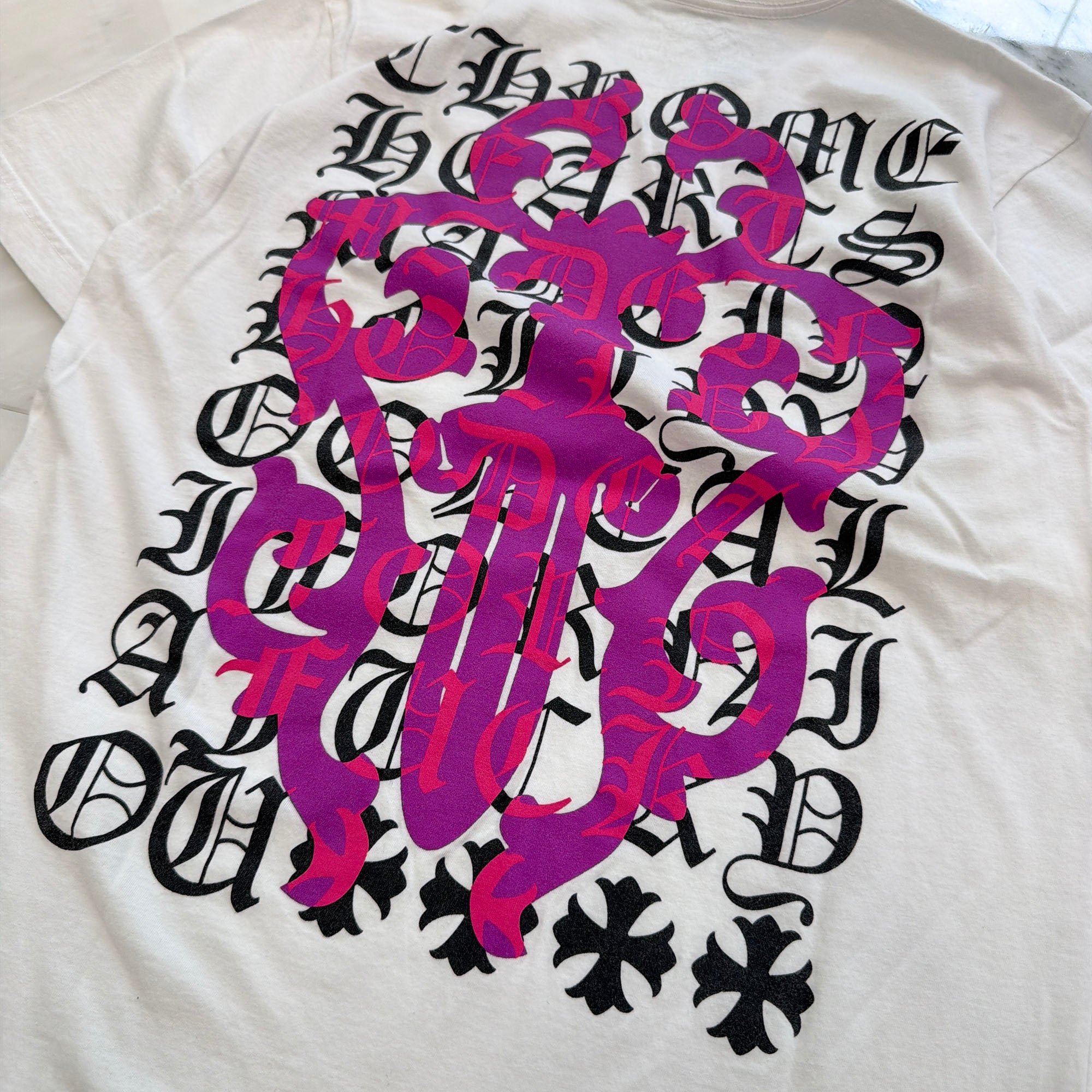 CHROME HEARTS Dagger Eye Chart Tee Size M クロムハーツ ダガーアイチャート Tシャツ サイズM